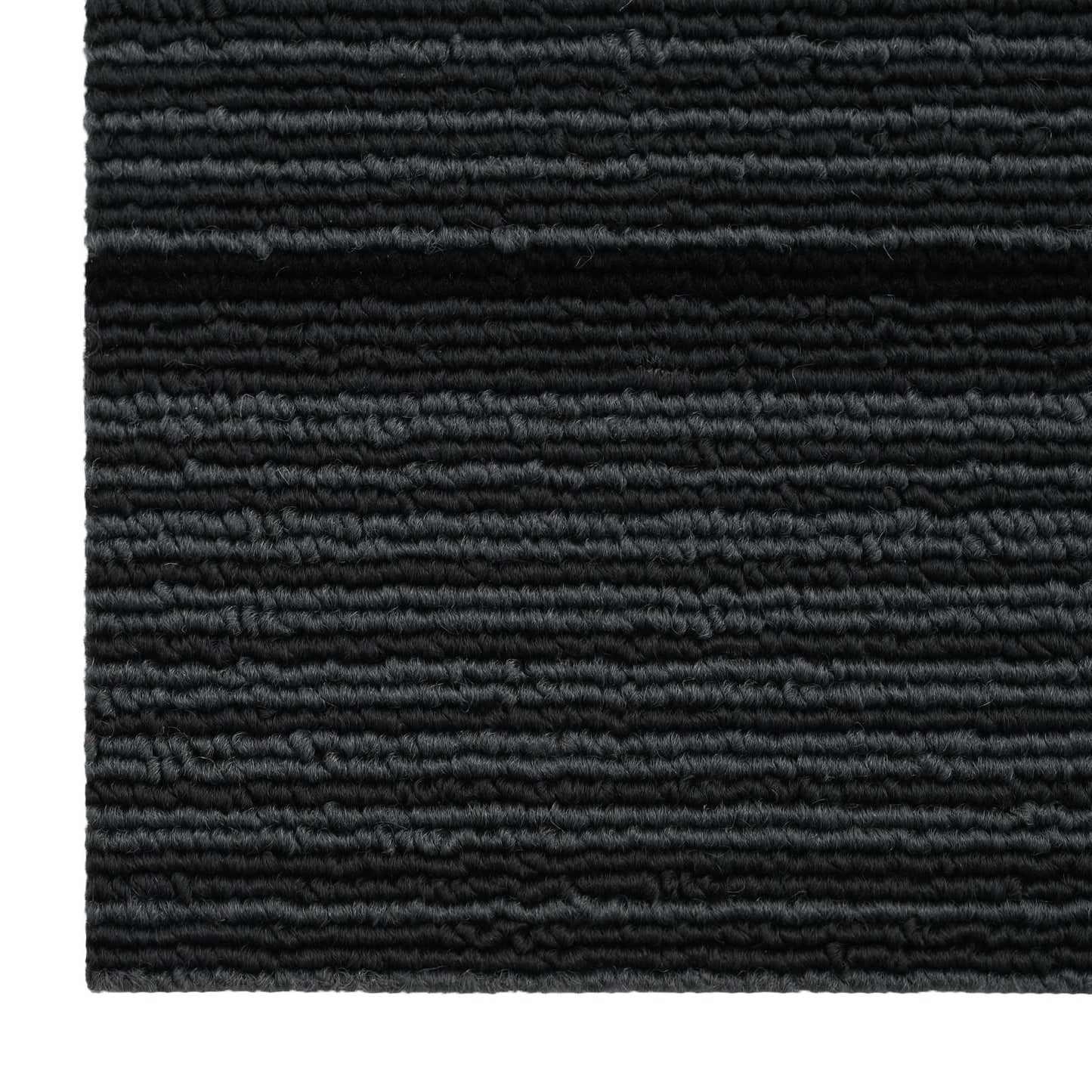 Carpet Tile Striped Light Grey 50 x 50 cm 20 pcs PP and Bitumen