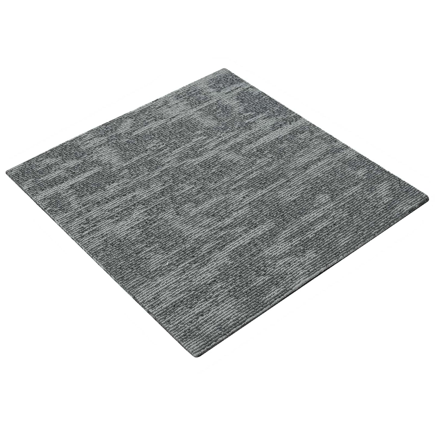 Carpet Tile Rock Grey 50 x 50 cm 20 pcs PP and Bitumen