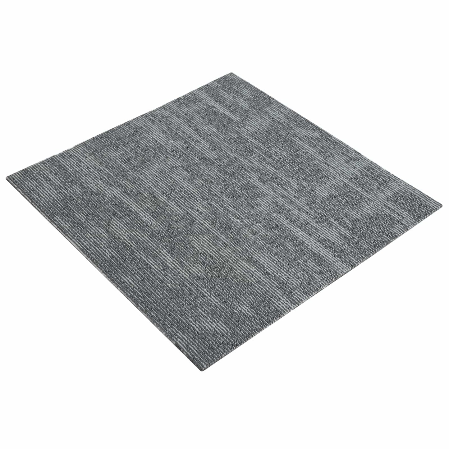 Carpet Tile Concrete Grey 50 x 50 cm 4 pcs PP and Bitumen