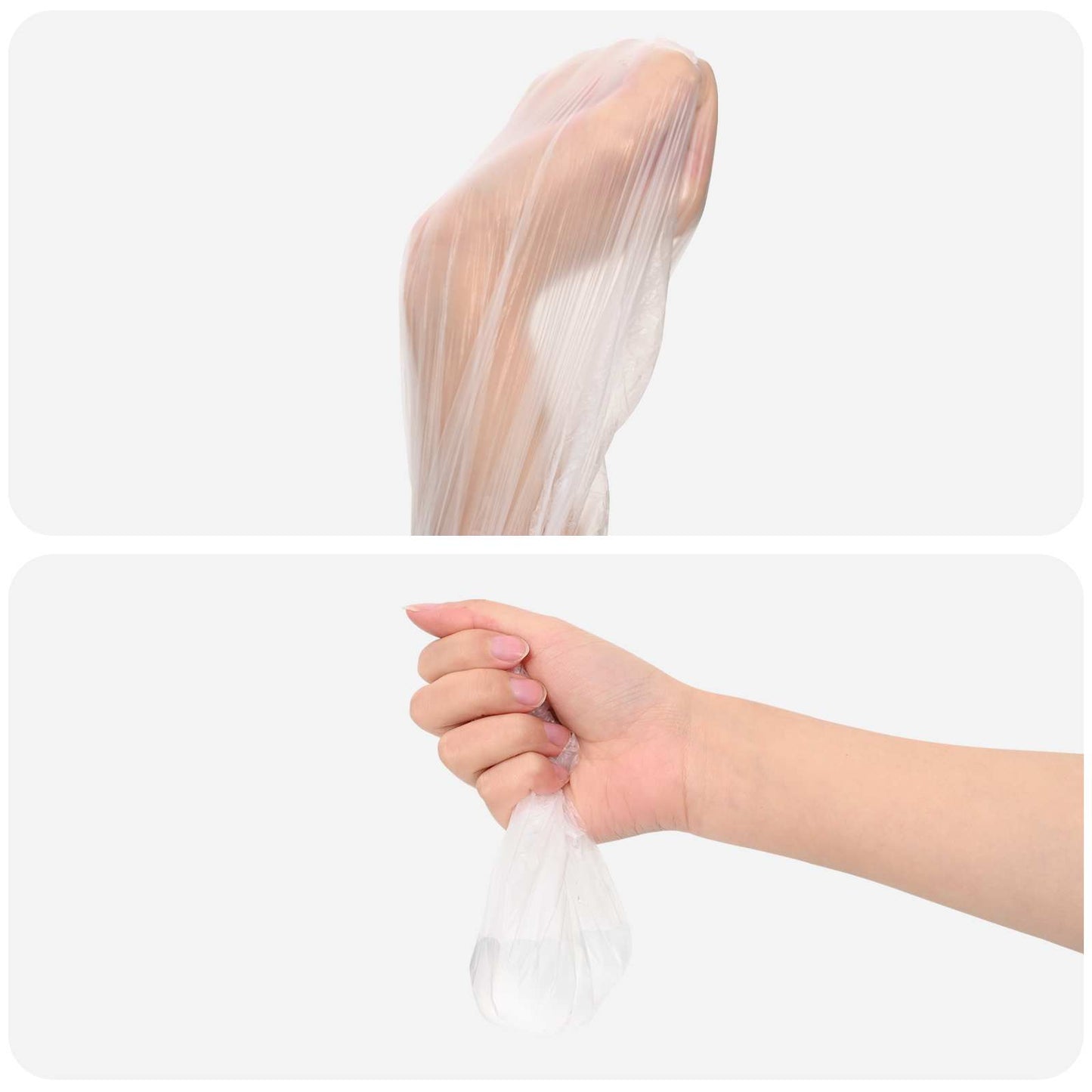 Dust Sheet 12 pcs Transparent 400 x 500 cm HDPE