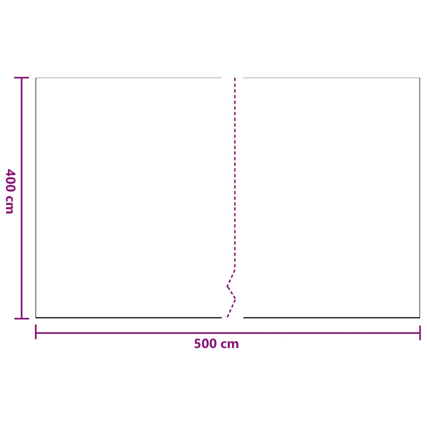 Dust Sheet 6 pcs Transparent 400 x 500 cm HDPE