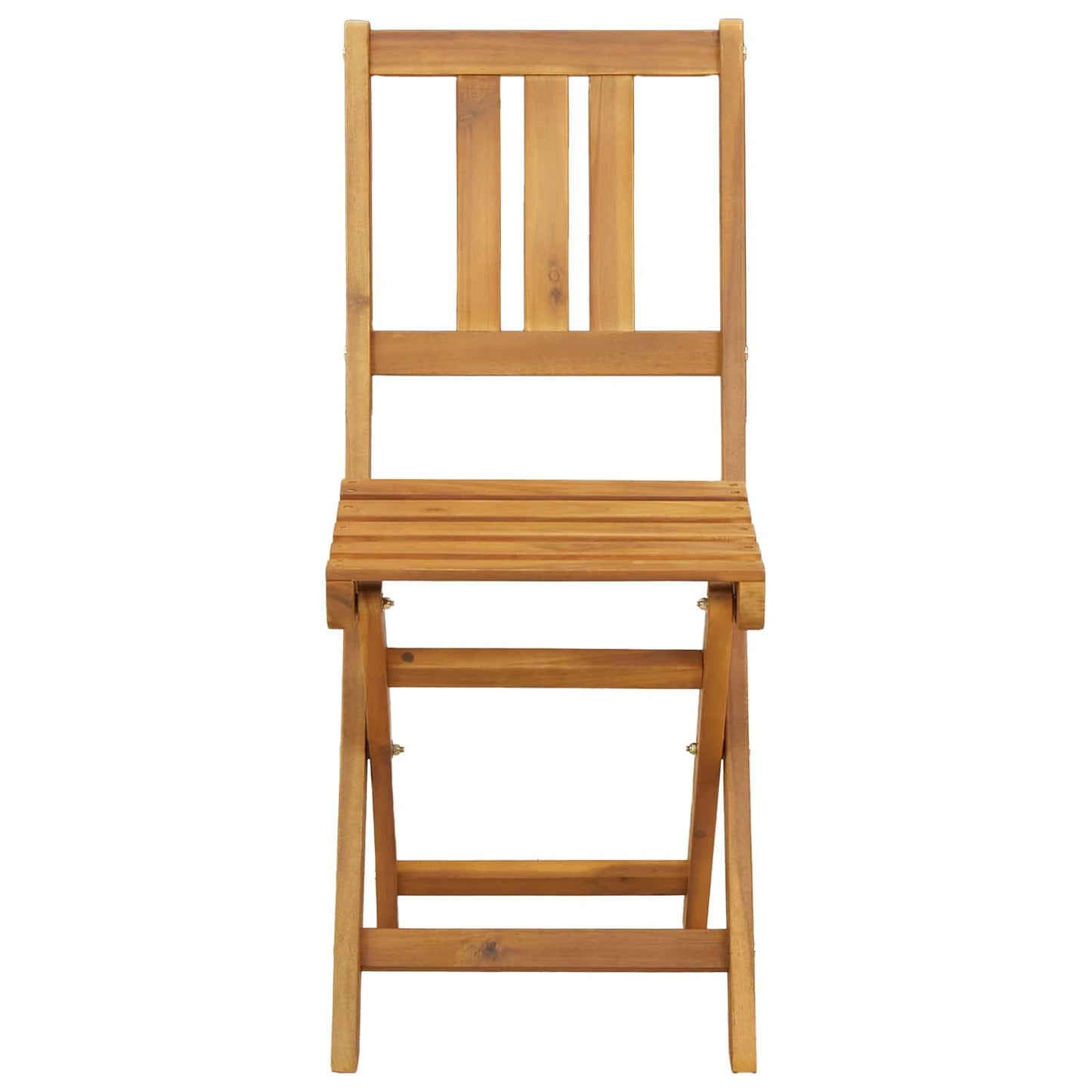 Garden Chair 6 pcs Natural Solid Acacia Wood