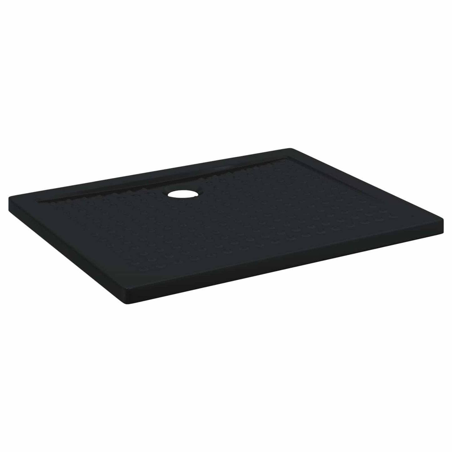Shower Base Tray with Dots 100 x 80 x 4 cm ABS Black