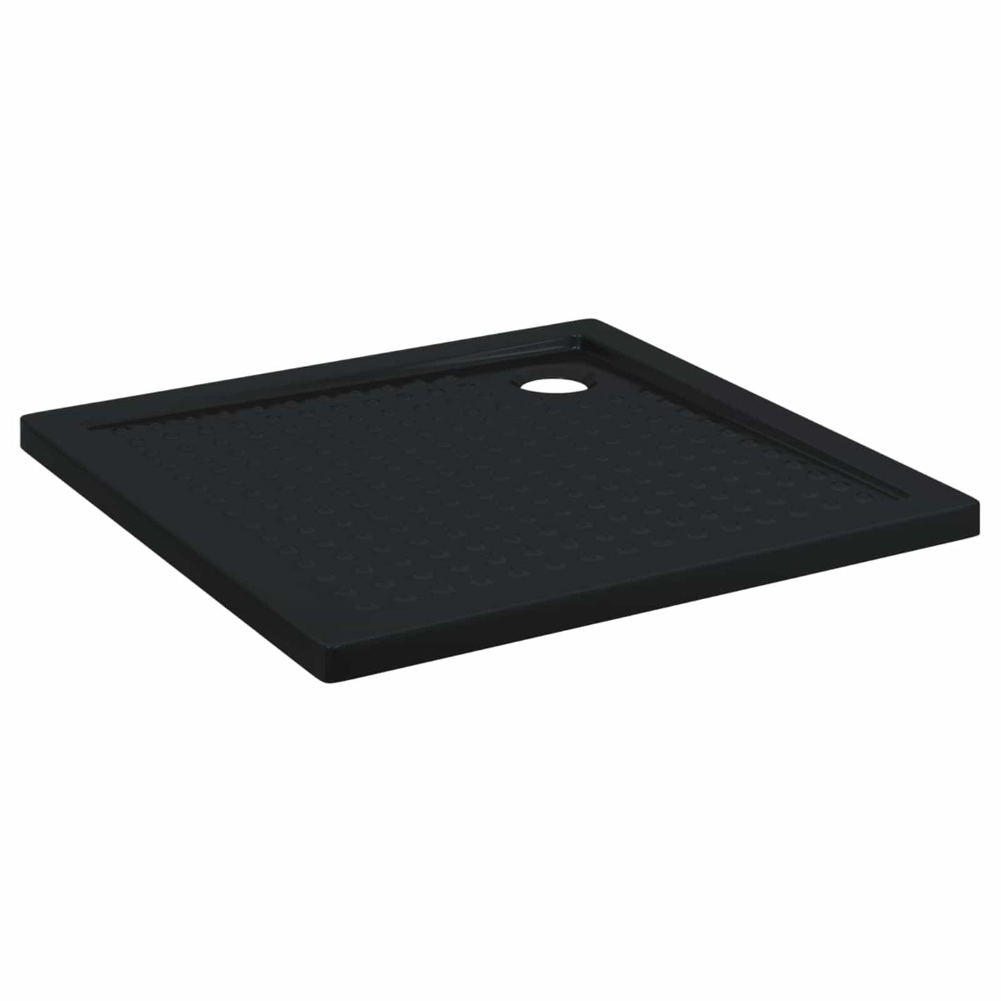 Shower Base Tray with Dots 90 x 90 x 4 cm ABS Black