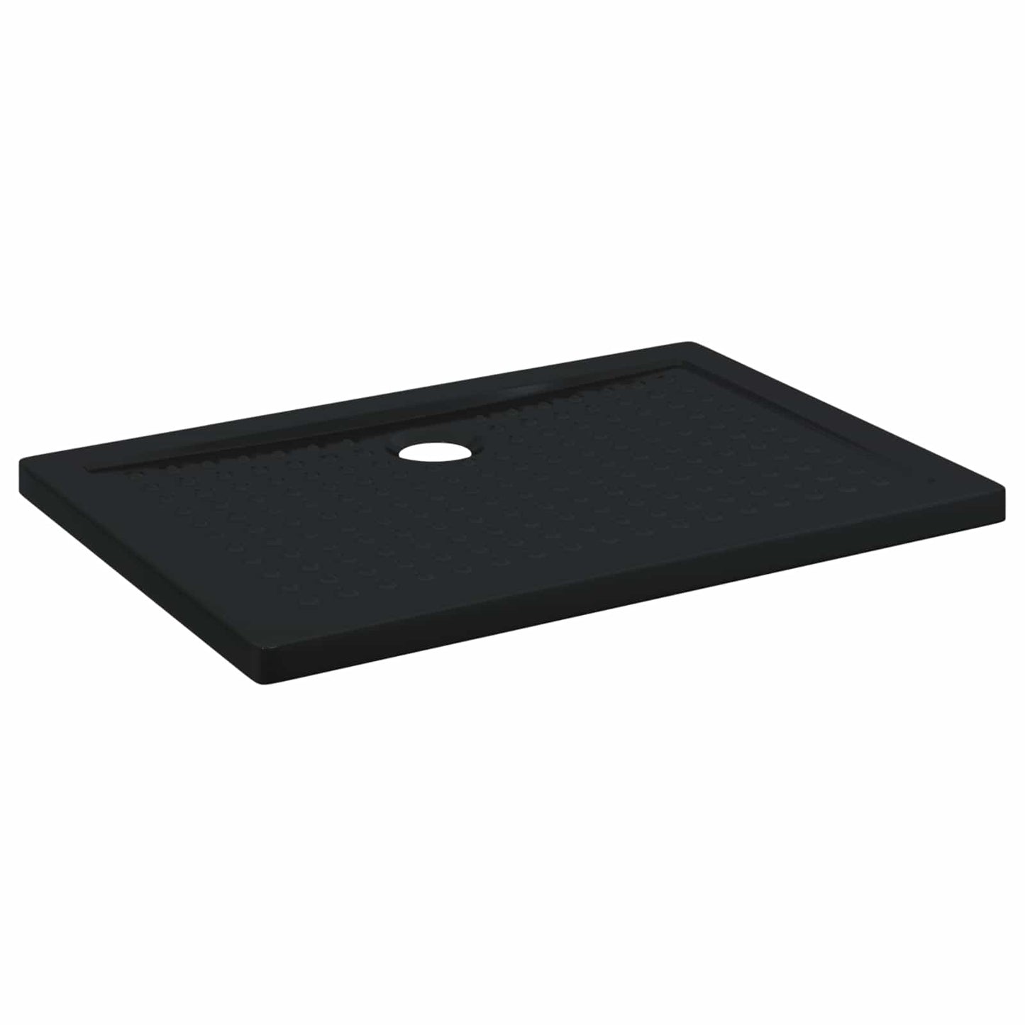 Shower Base Tray with Dots 100 x 70 x 4 cm ABS Black