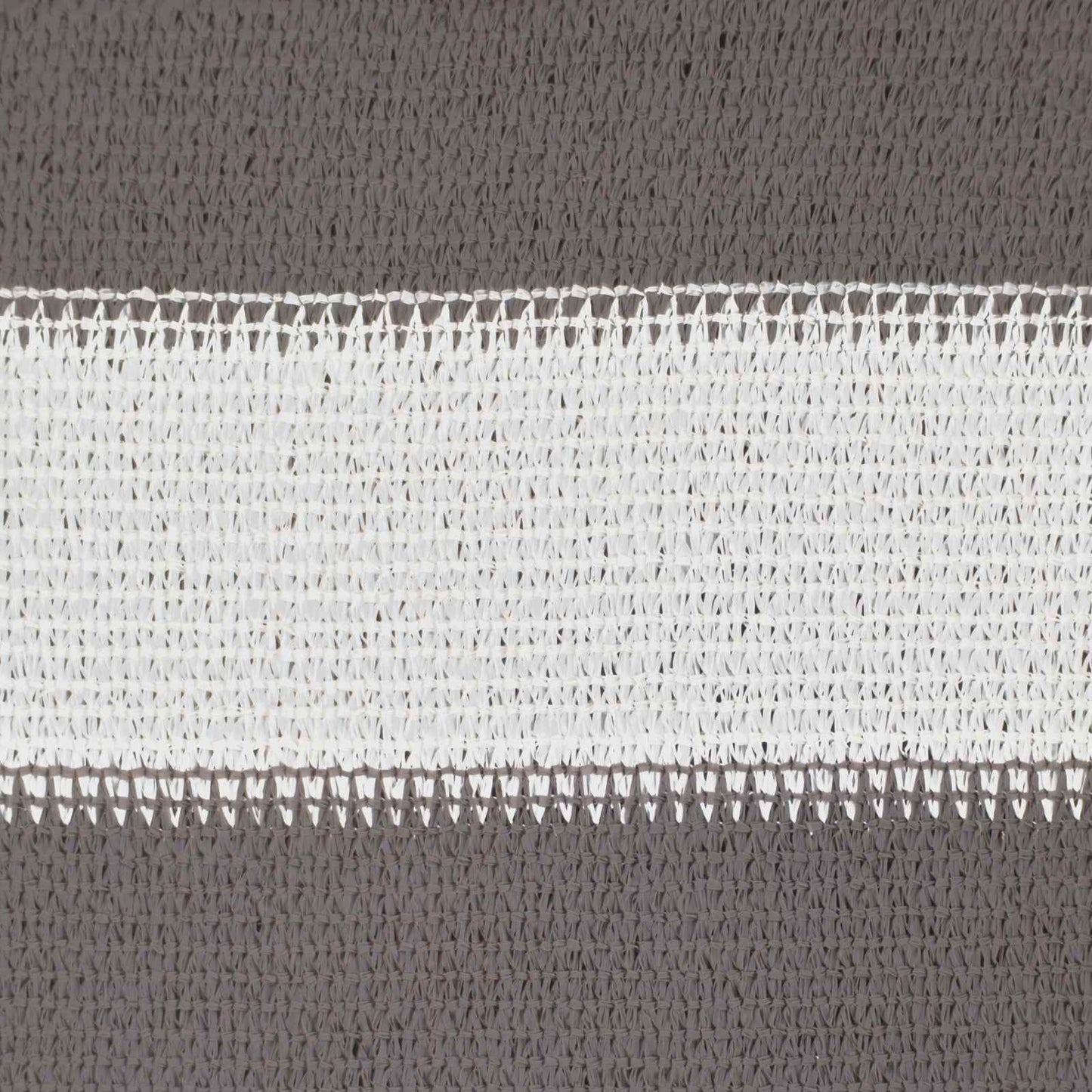 Sunshade Sail 2 x 3.5 m HDPE Rectangular Light Grey and White