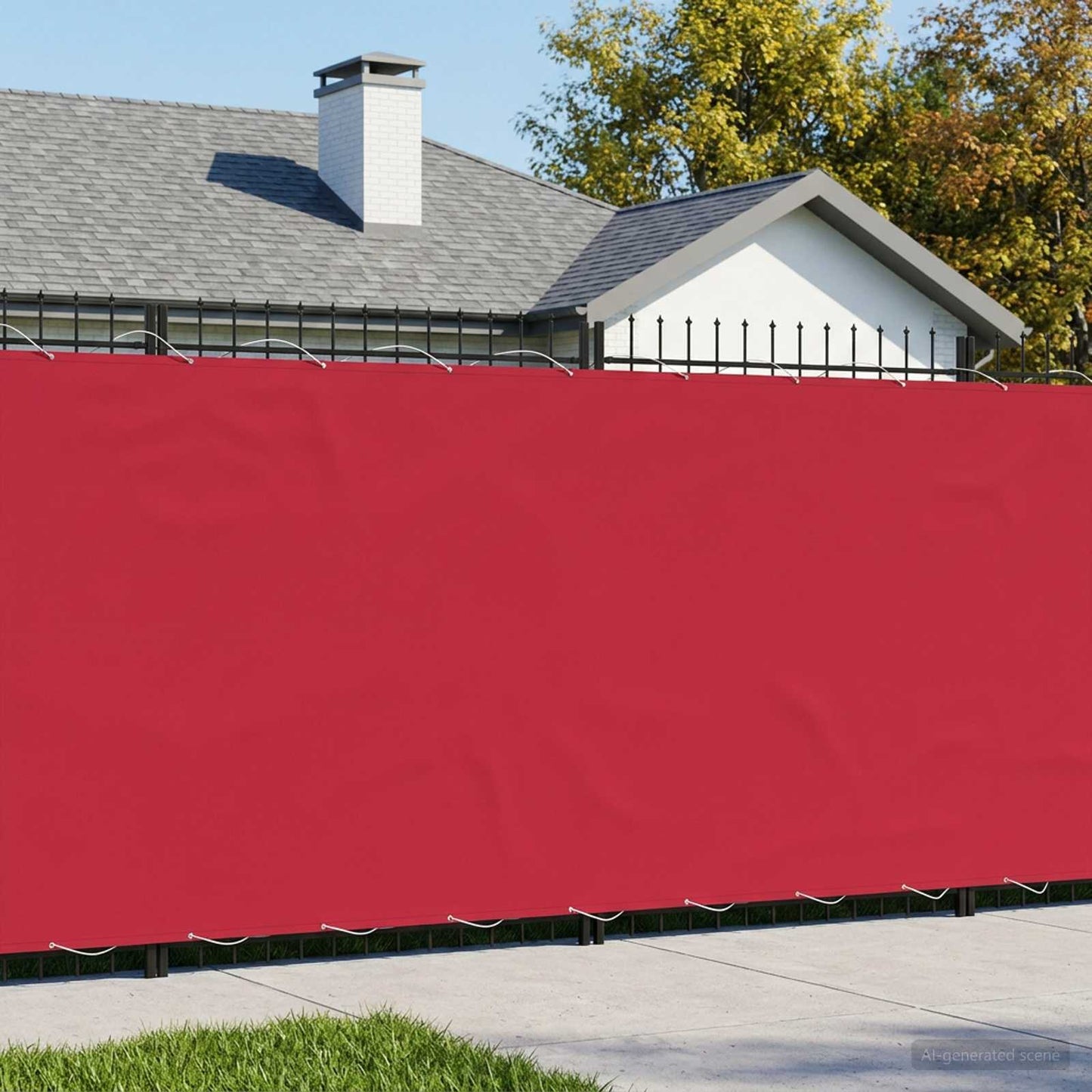 Balcony Privacy Screen 200 x 800 cm Fabric with PU Coated