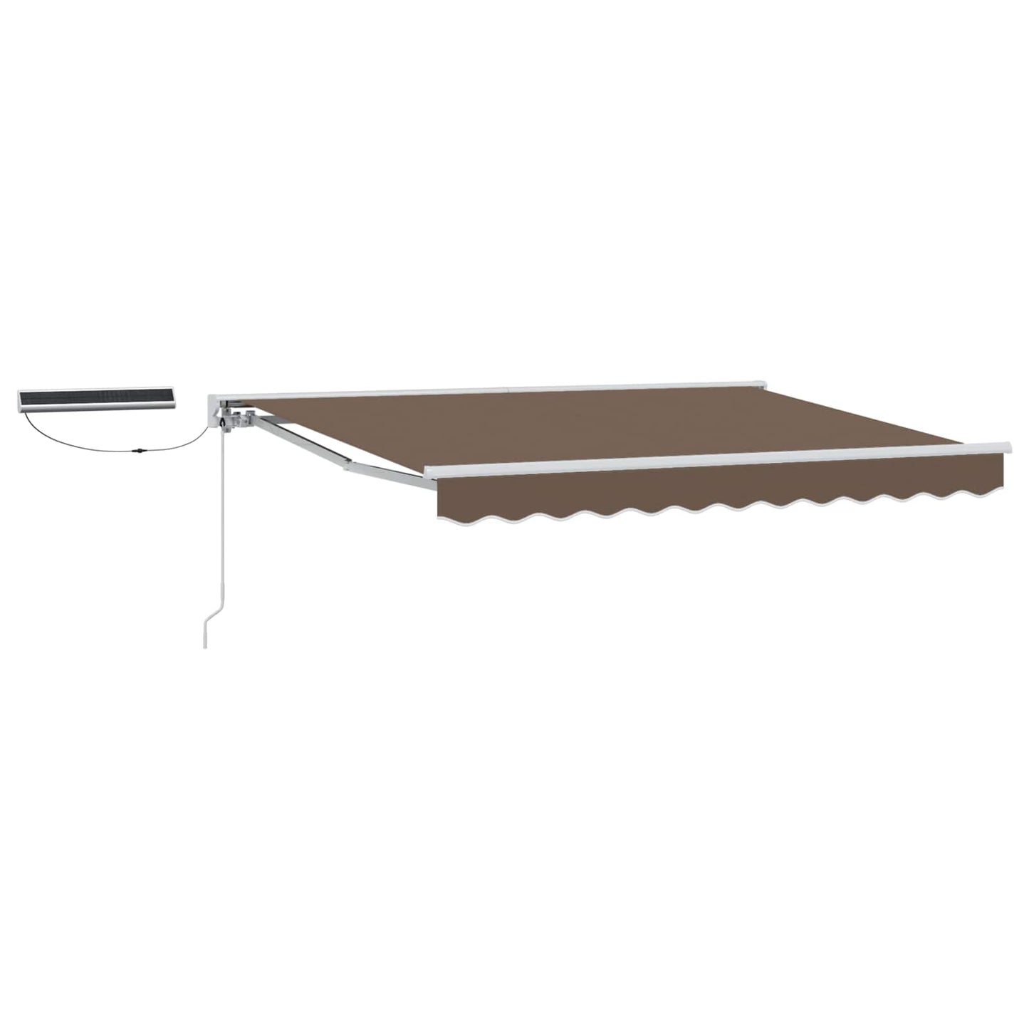 Electric Retractable Awning Taupe 3.5 x 2 m