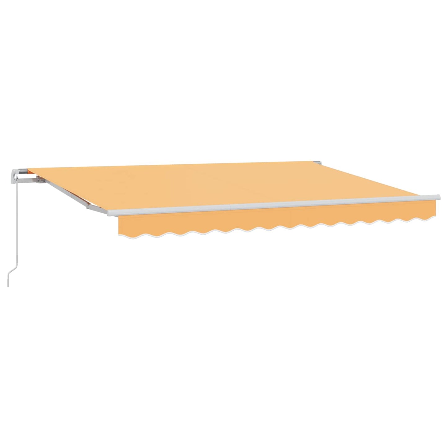 Retractable Awning Sand 3 x 2.5 m Polyester and Aluminium