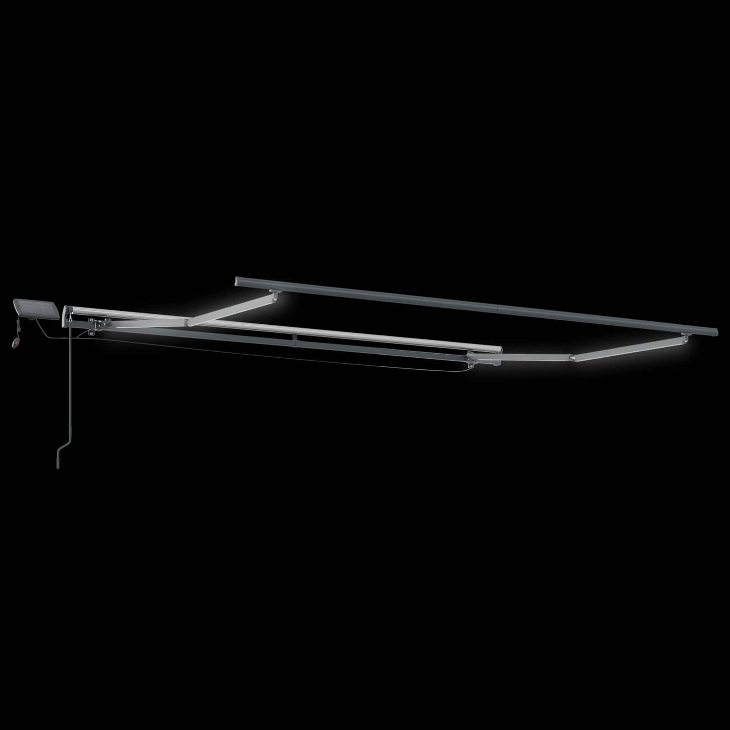 Retractable Awning Taupe 600 x 300 cm Fabric and Aluminium