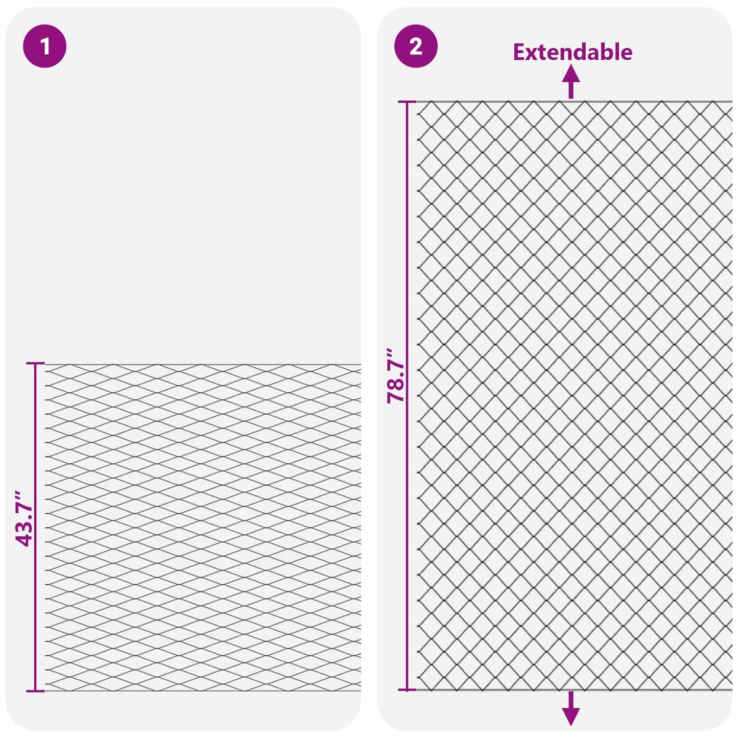 Chain Link Fence 2 x 20 m Glass Galvanised
