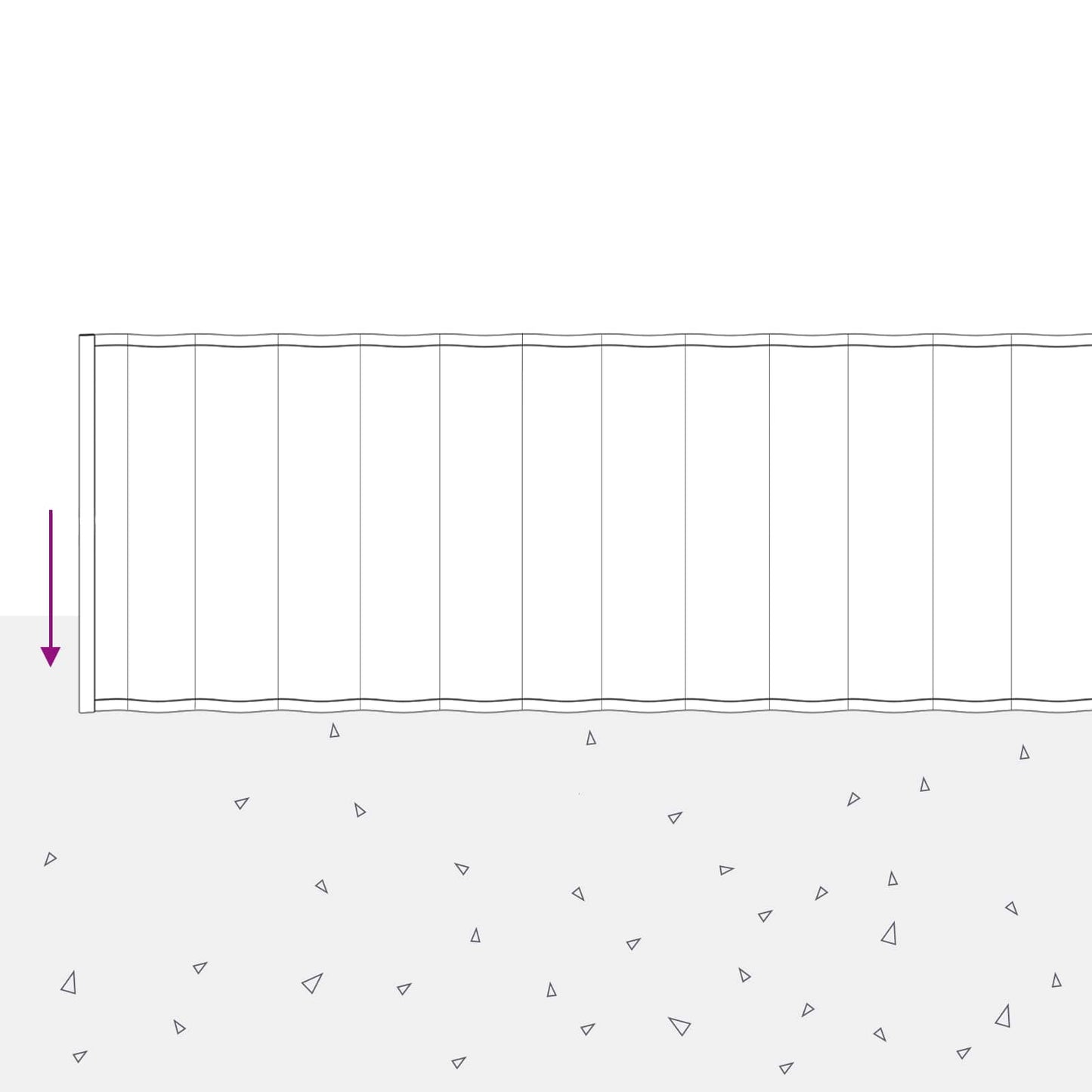 Lawn Edging 20 m x 10 cm Galvanised Steel Silver