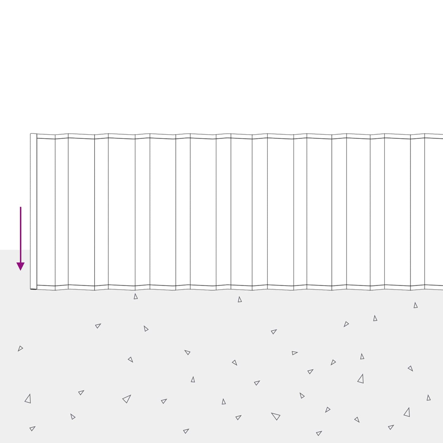 Lawn Edging 5 m x 15 cm Galvanised Steel Silver
