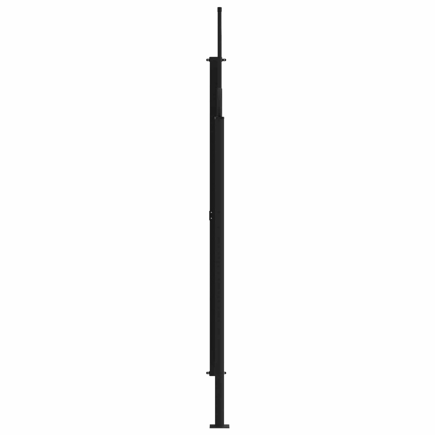Retractable Side Awning 500 x 220 cm Polyester Rectangular Sand