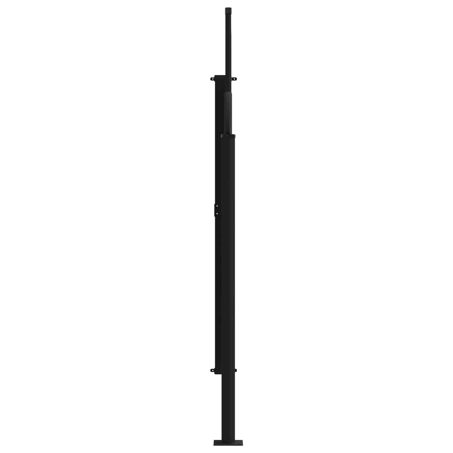 Retractable Side Awning 600 x 120 cm Polyester Rectangular Grey
