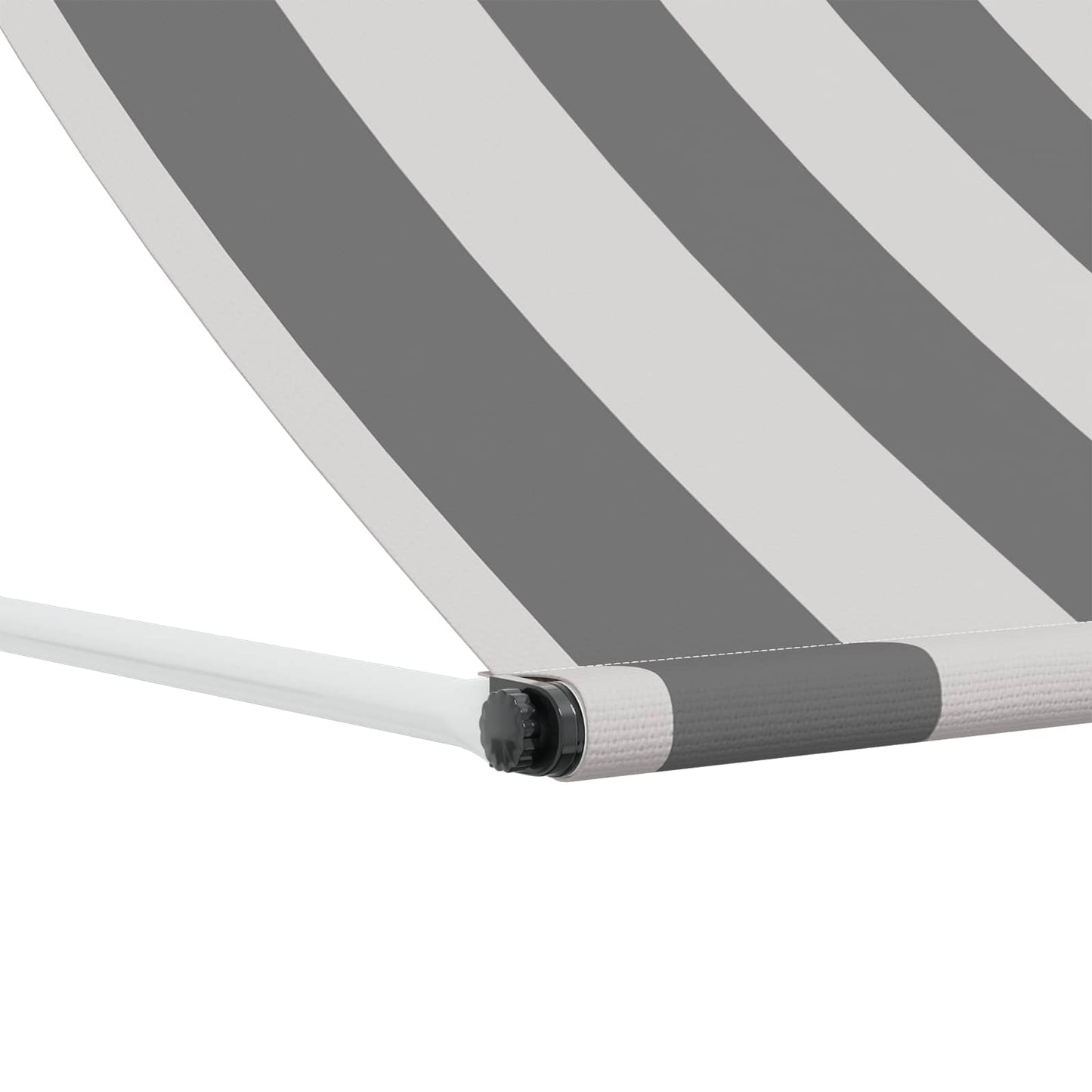 Awning Anthracite and White 250 x 150 cm