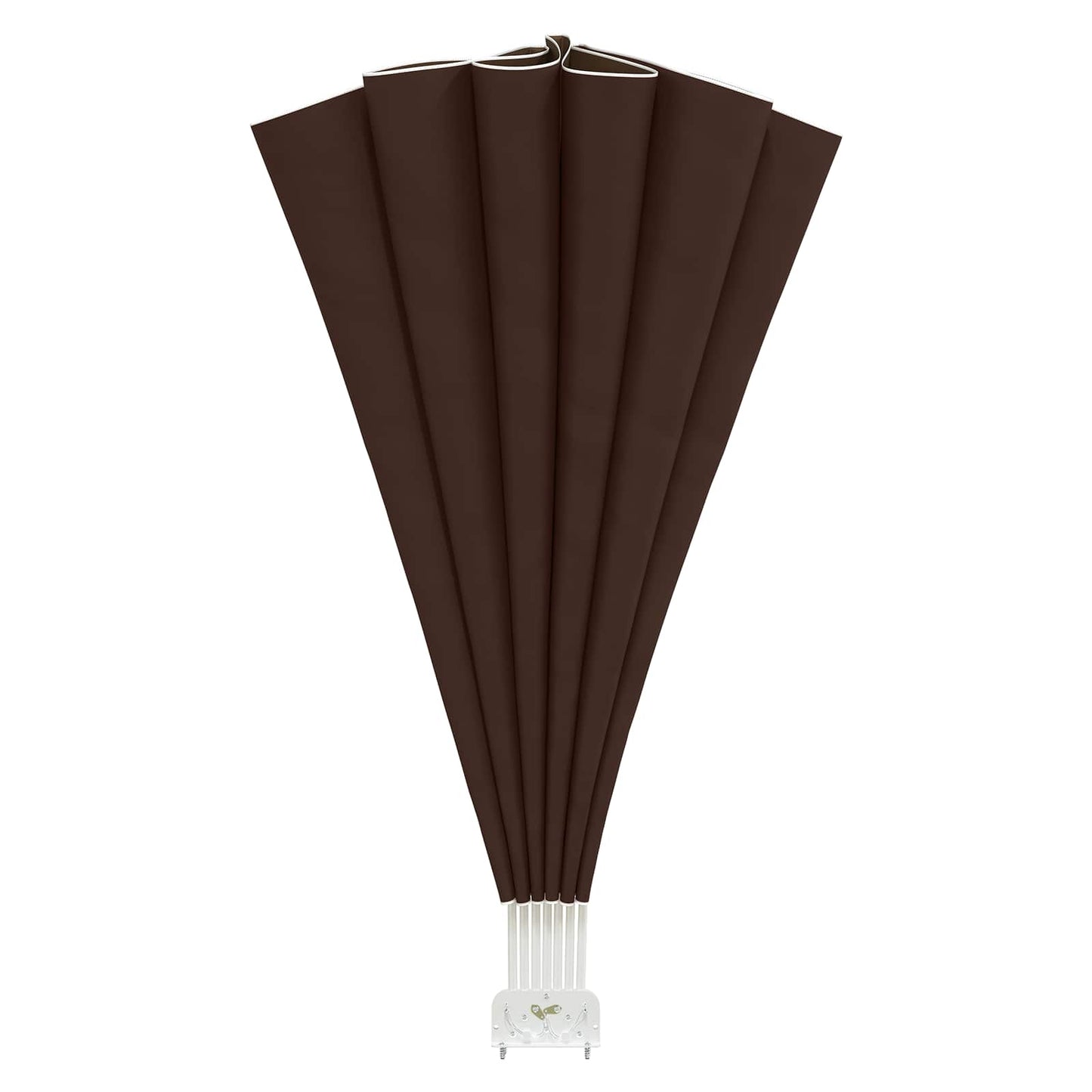 Balcony Privacy Screen Ø 320 cm Polyester Brown