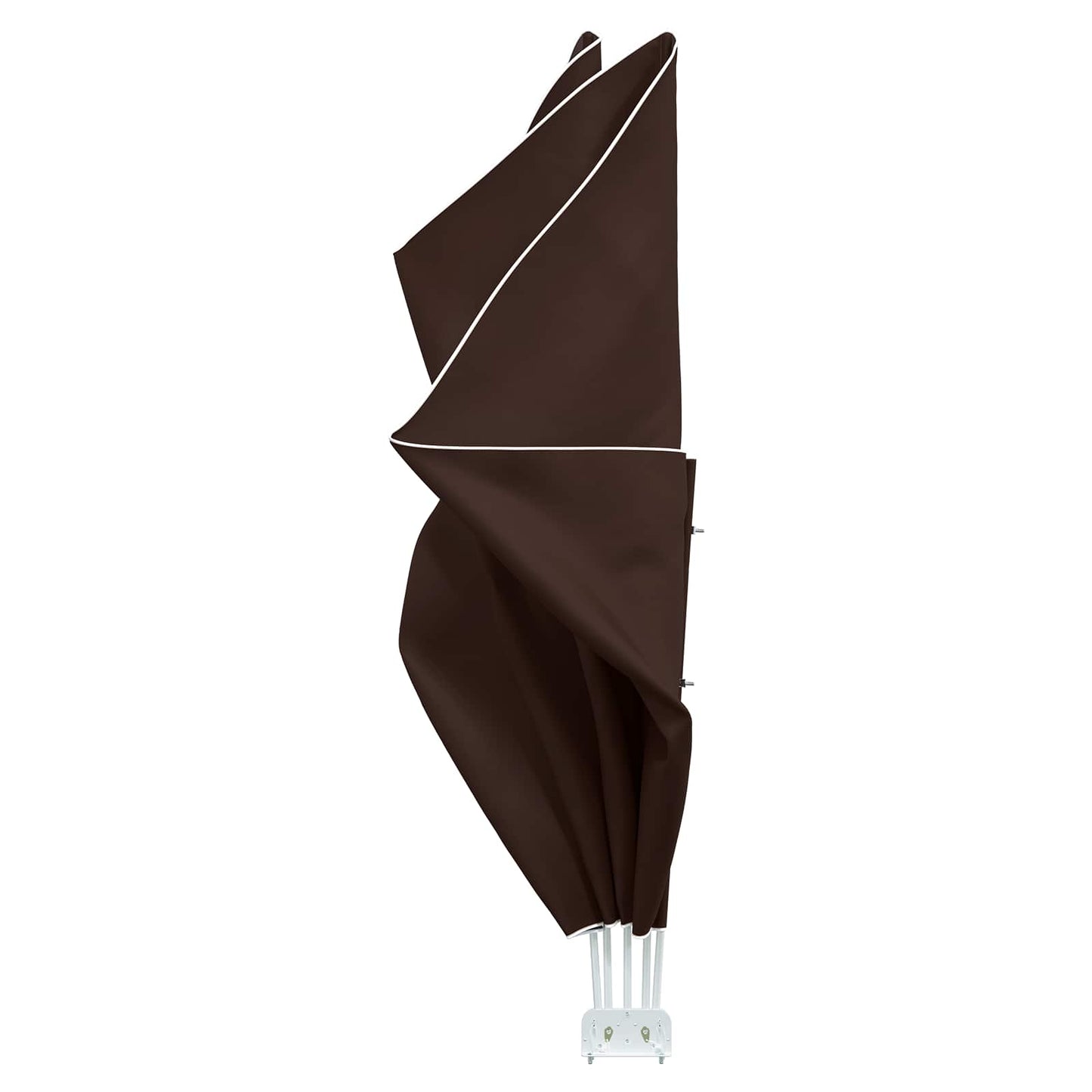 Balcony Privacy Screen 160 x 240 cm Polyester Irregular Brown