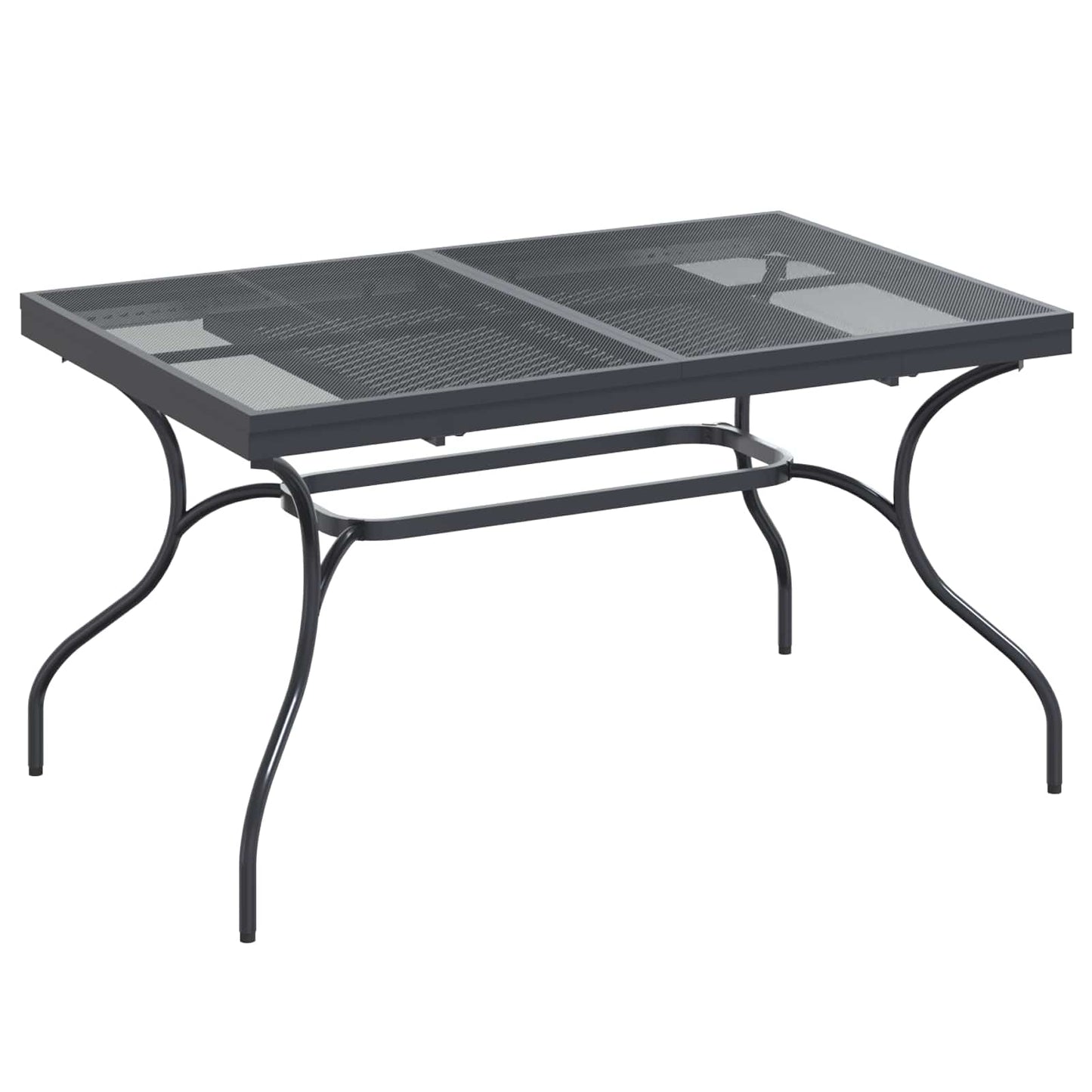 Garden Dining Set 9 pcs Anthracite Mesh and Steel