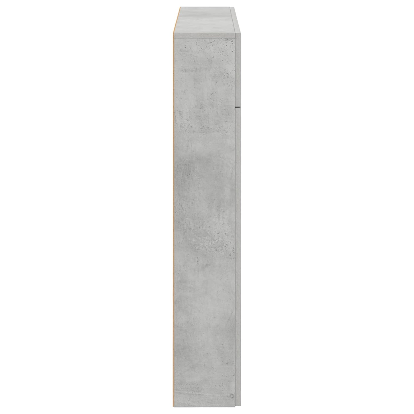Fireplace Surround Concrete Grey 102 x 18 x 100.5 cm