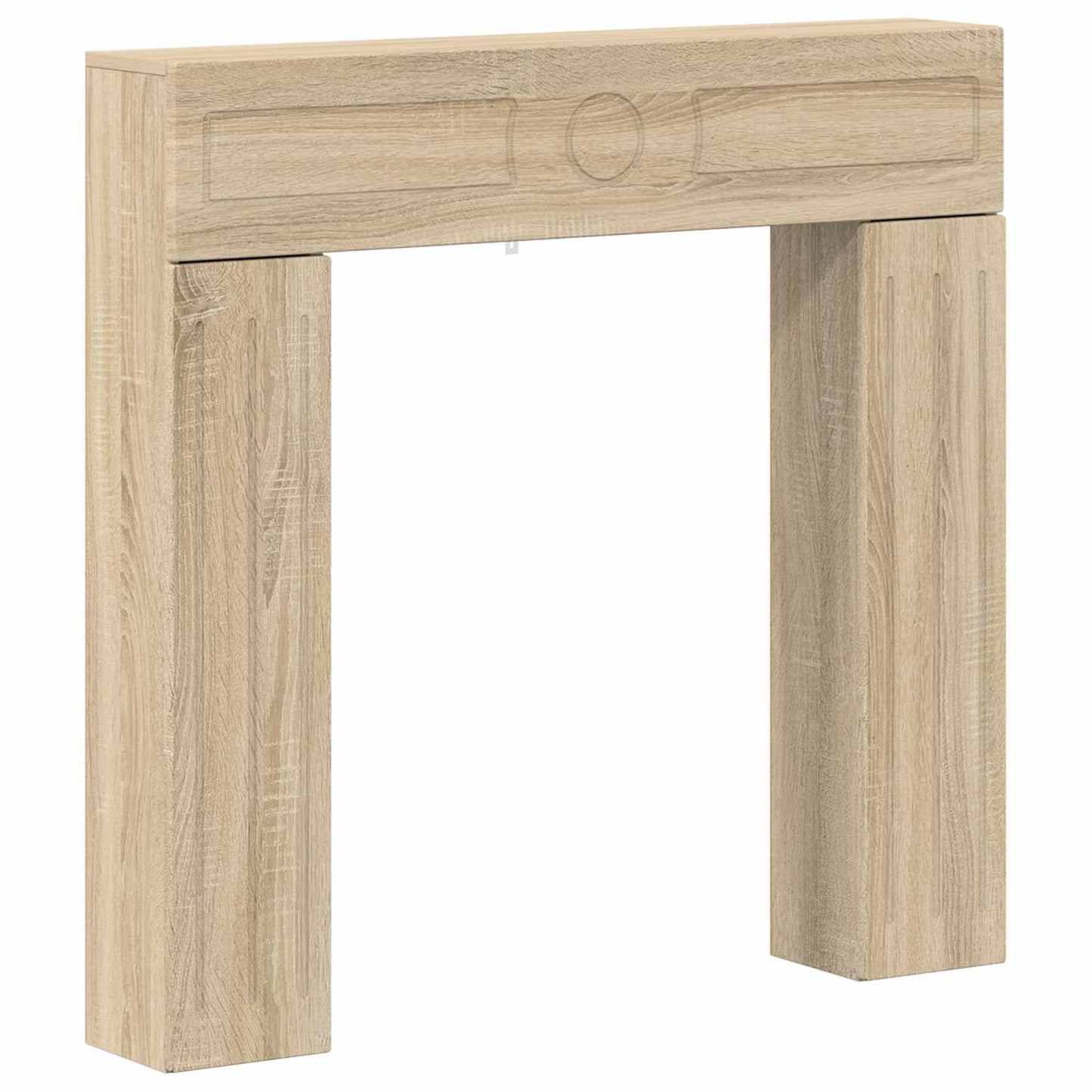 Fireplace Surround Sonoma Oak 102 x 18 x 100.5 cm