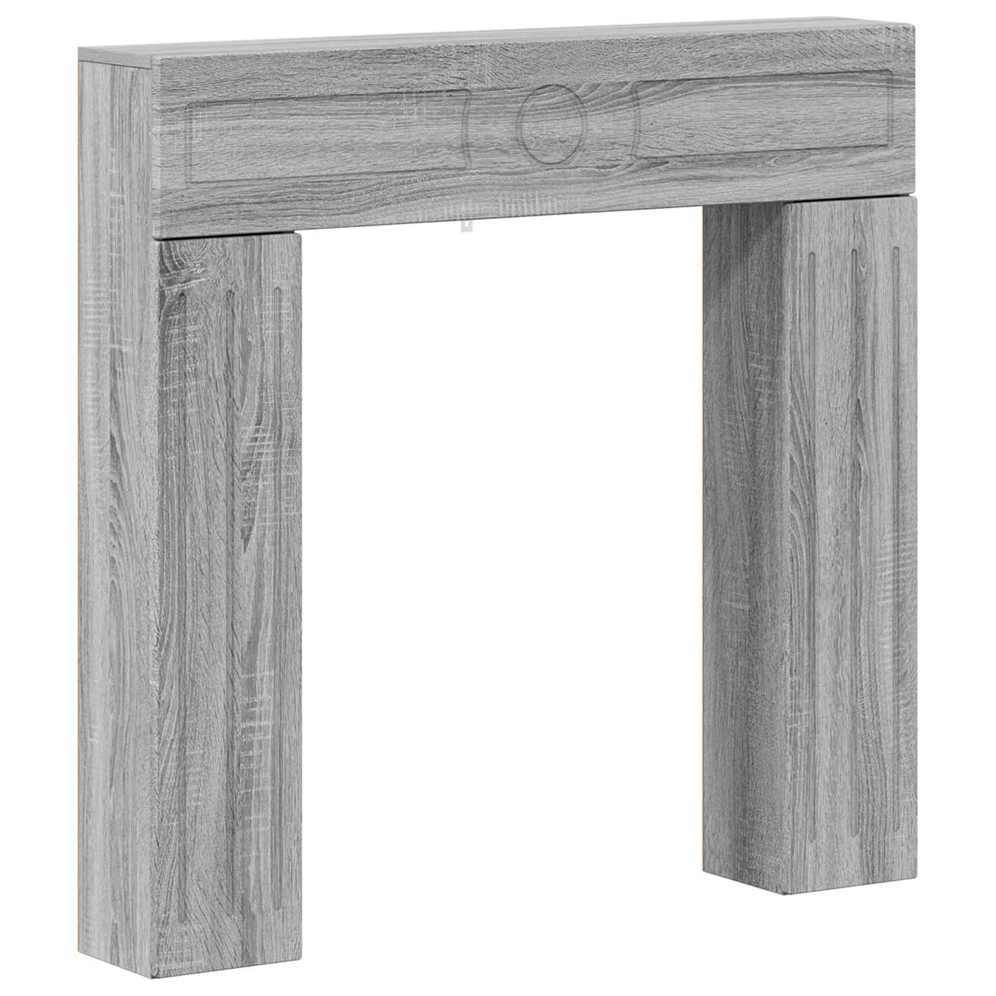 Fireplace Surround Grey Sonoma 102 x 18 x 100.5 cm
