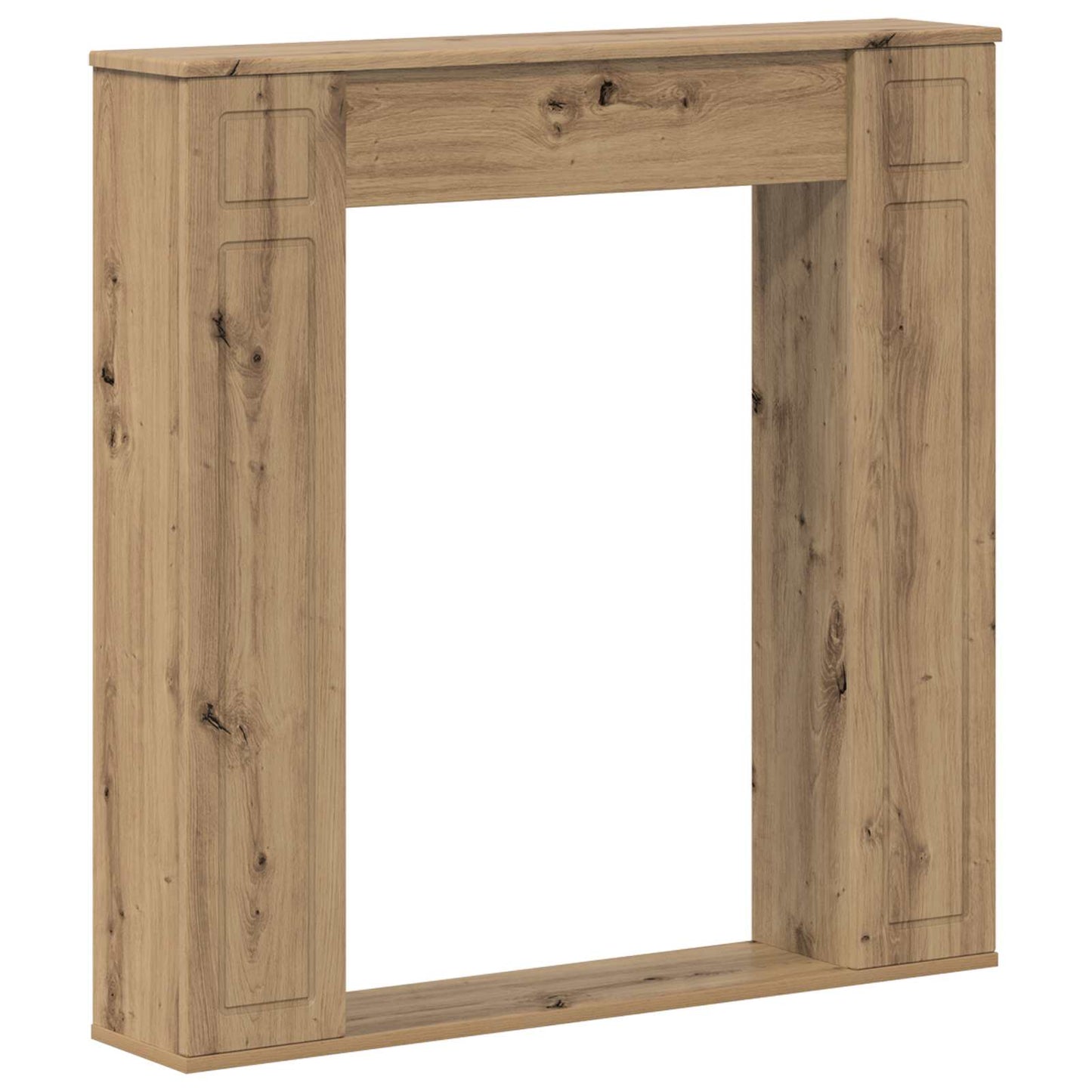 Fireplace Surround Artisan Oak 100 x 20 x 100 cm