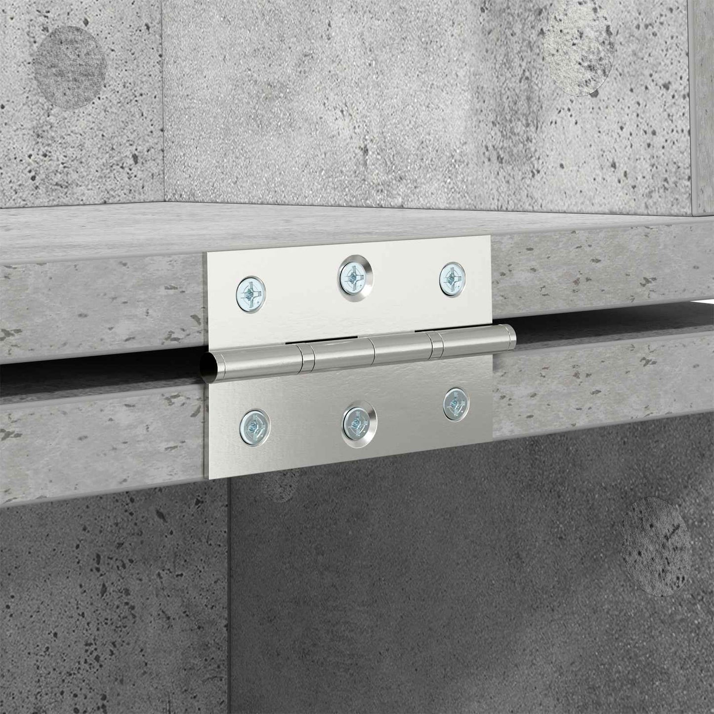 Studio Desk Concrete Grey 152 x 40 x 19.5 cm Engineered Wood