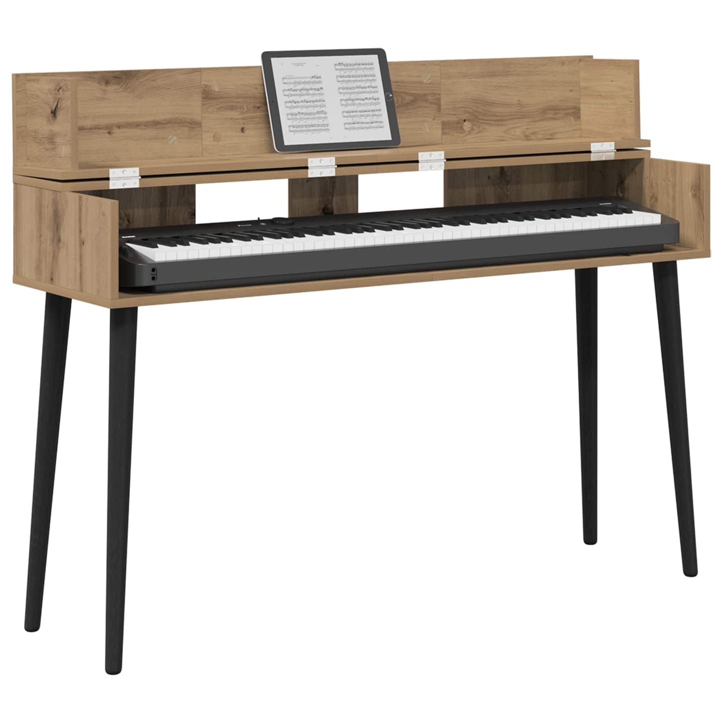 Studio Desk Artisan Oak 110 x 40 x 19.5 cm Engineered Wood