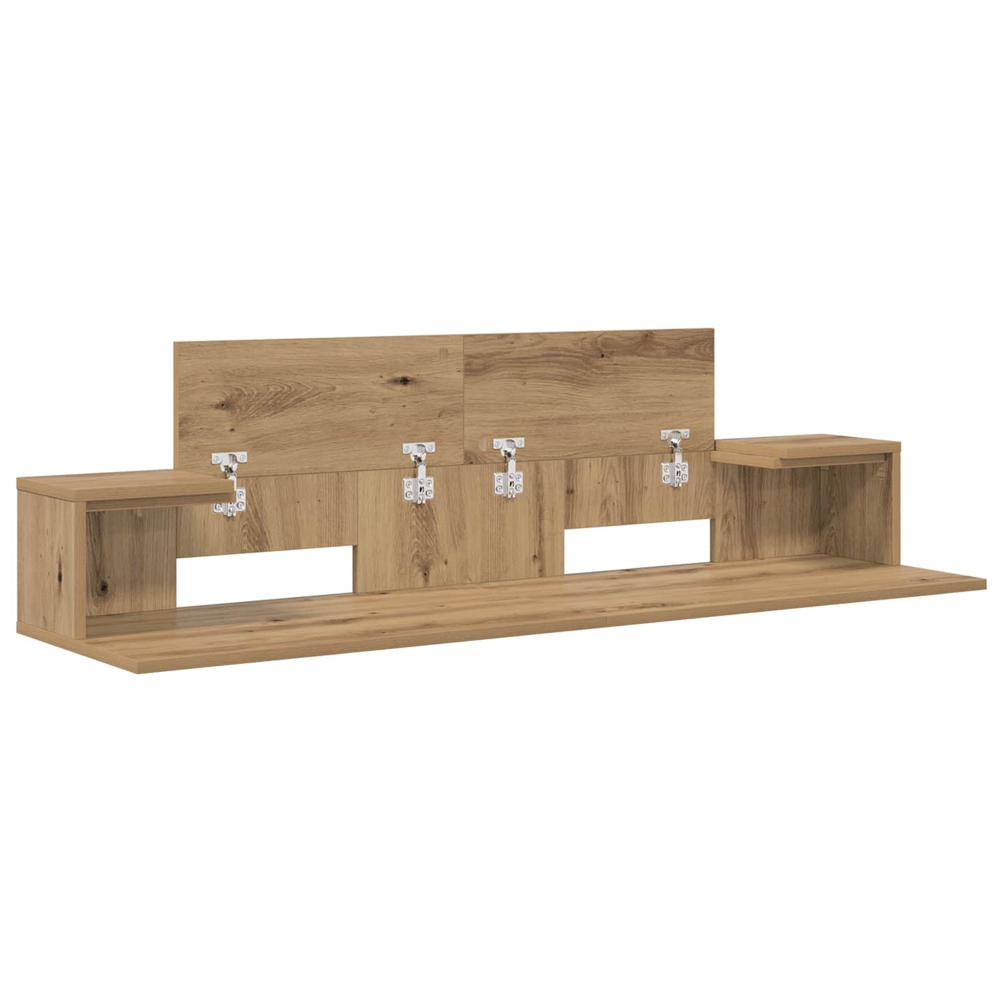Studio Desk Artisan Oak 130 x 36 x 19.5 cm Engineered Wood