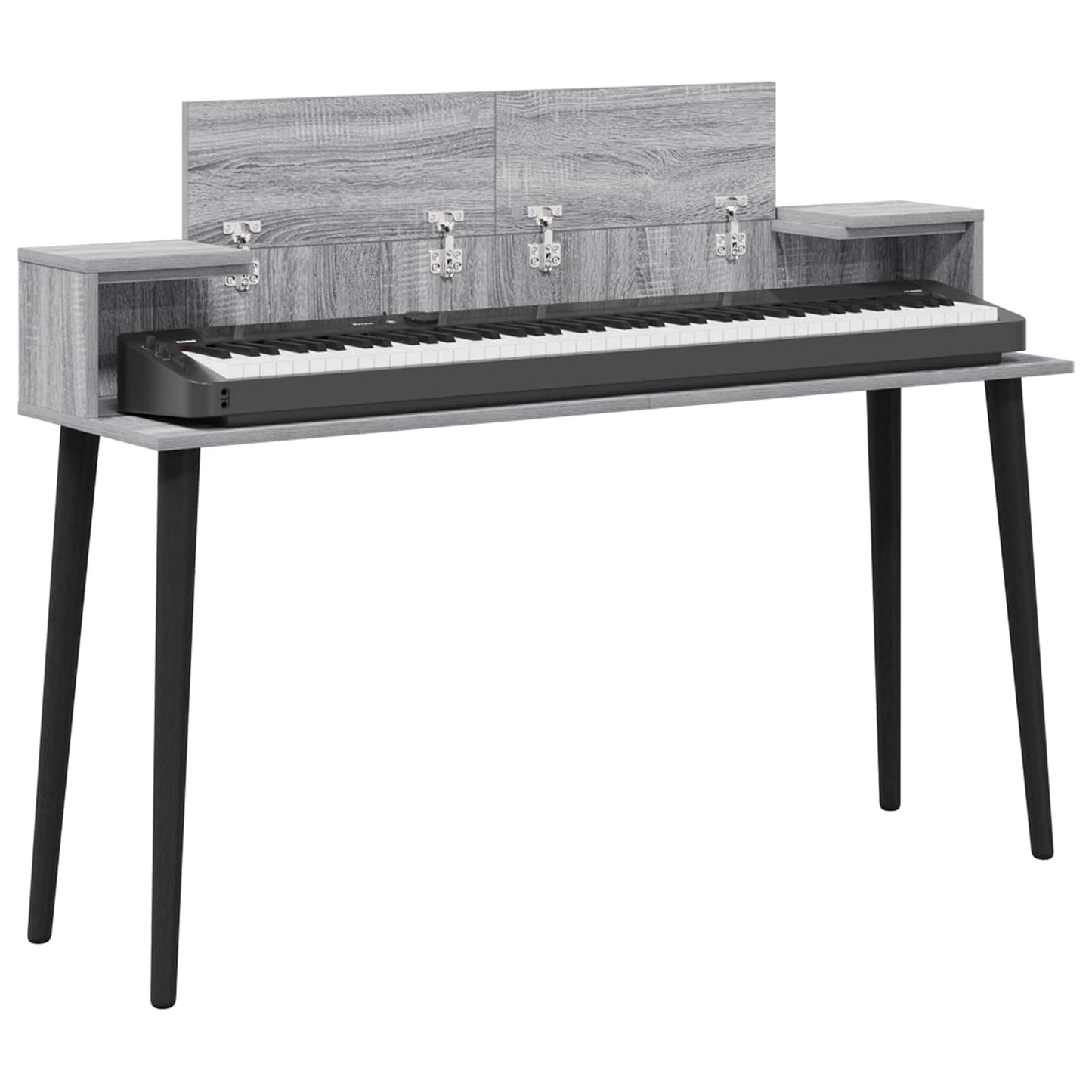 Studio Desk Grey Sonoma 110 x 36 x 19.5 cm Engineered Wood