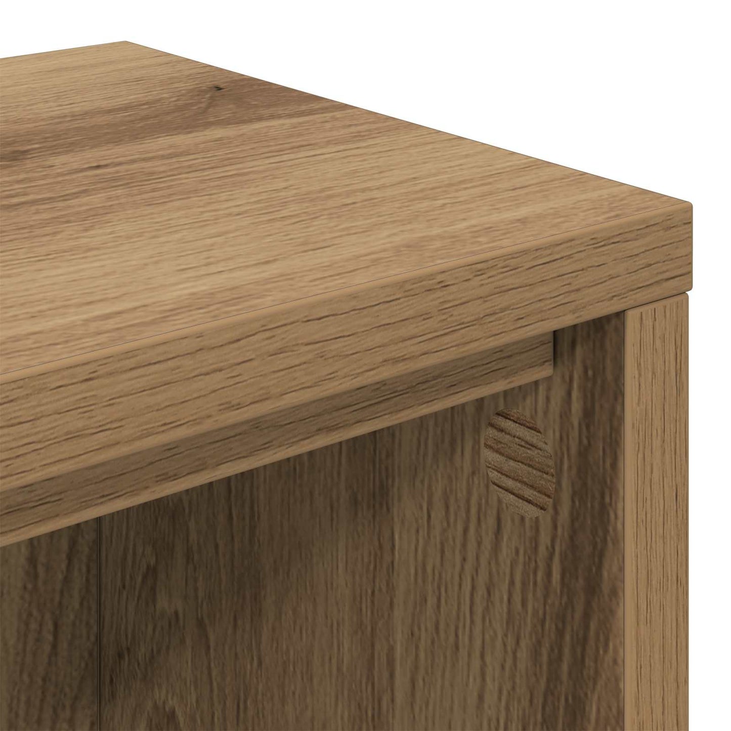 Studio Desk Artisan Oak 110 x 36 x 19.5 cm Engineered Wood