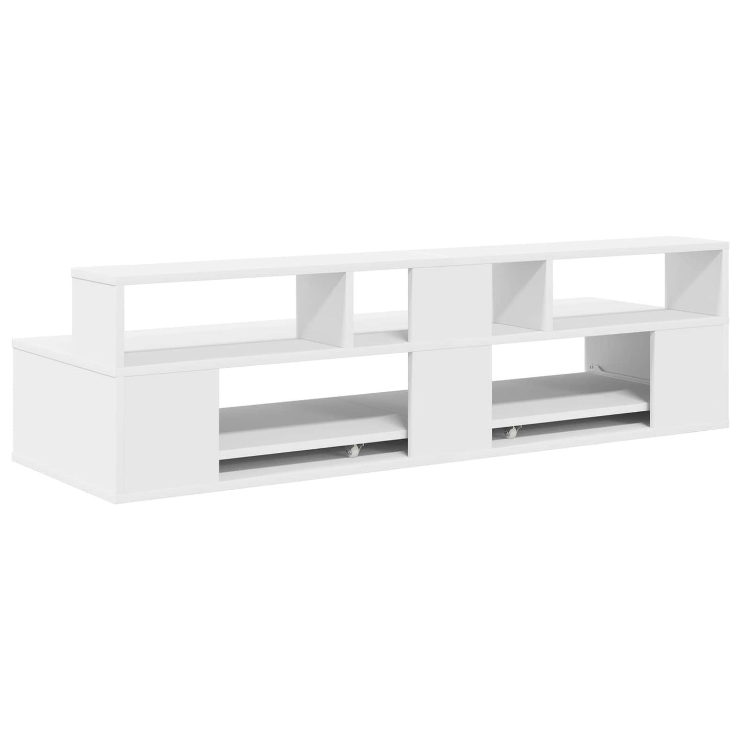 Studio Desk White 130 x 42.5 x 36 cm Engineered Wood