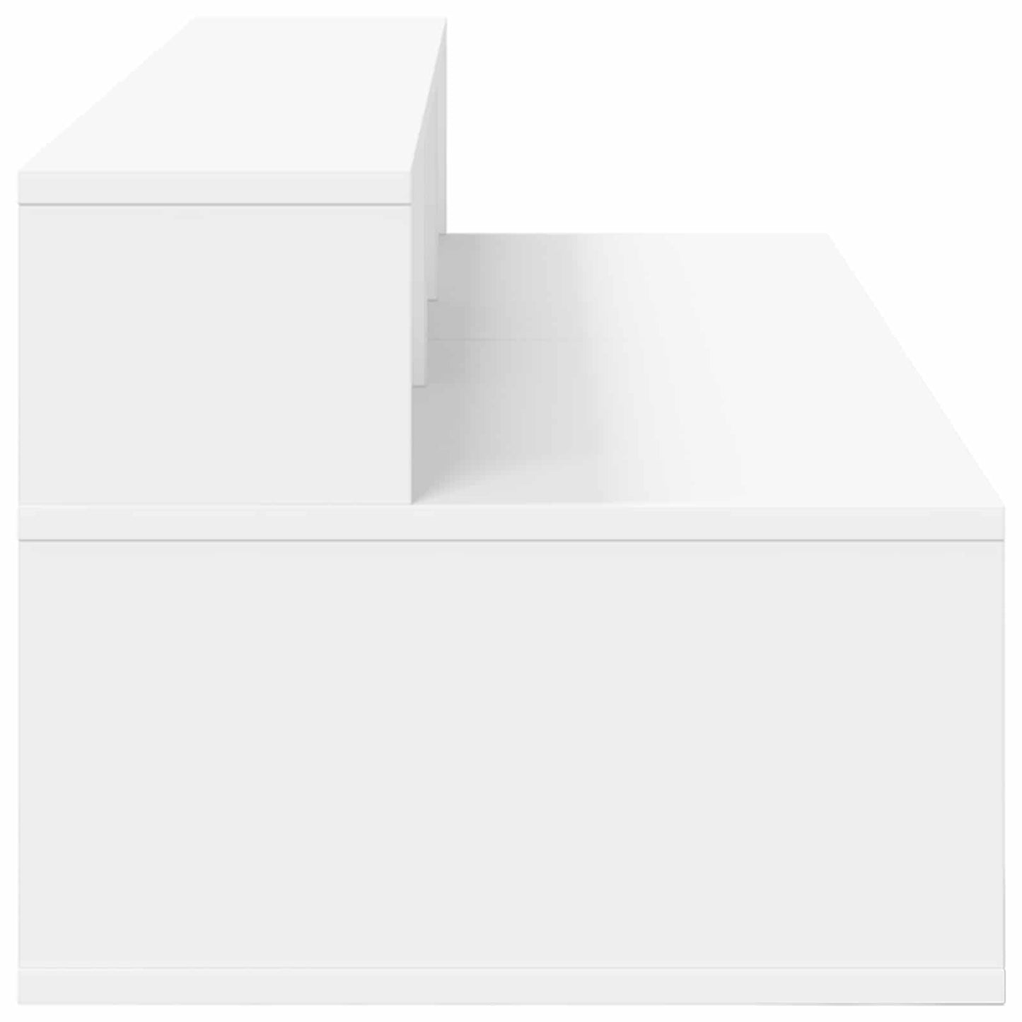 Studio Desk White 130 x 42.5 x 36 cm Engineered Wood