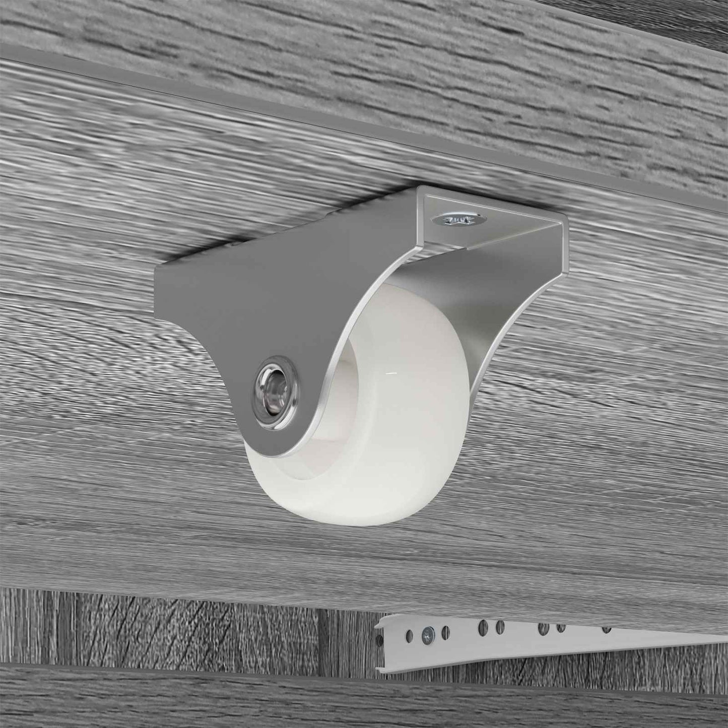 Studio Desk Grey Sonoma 110 x 42.5 x 36 cm Engineered Wood