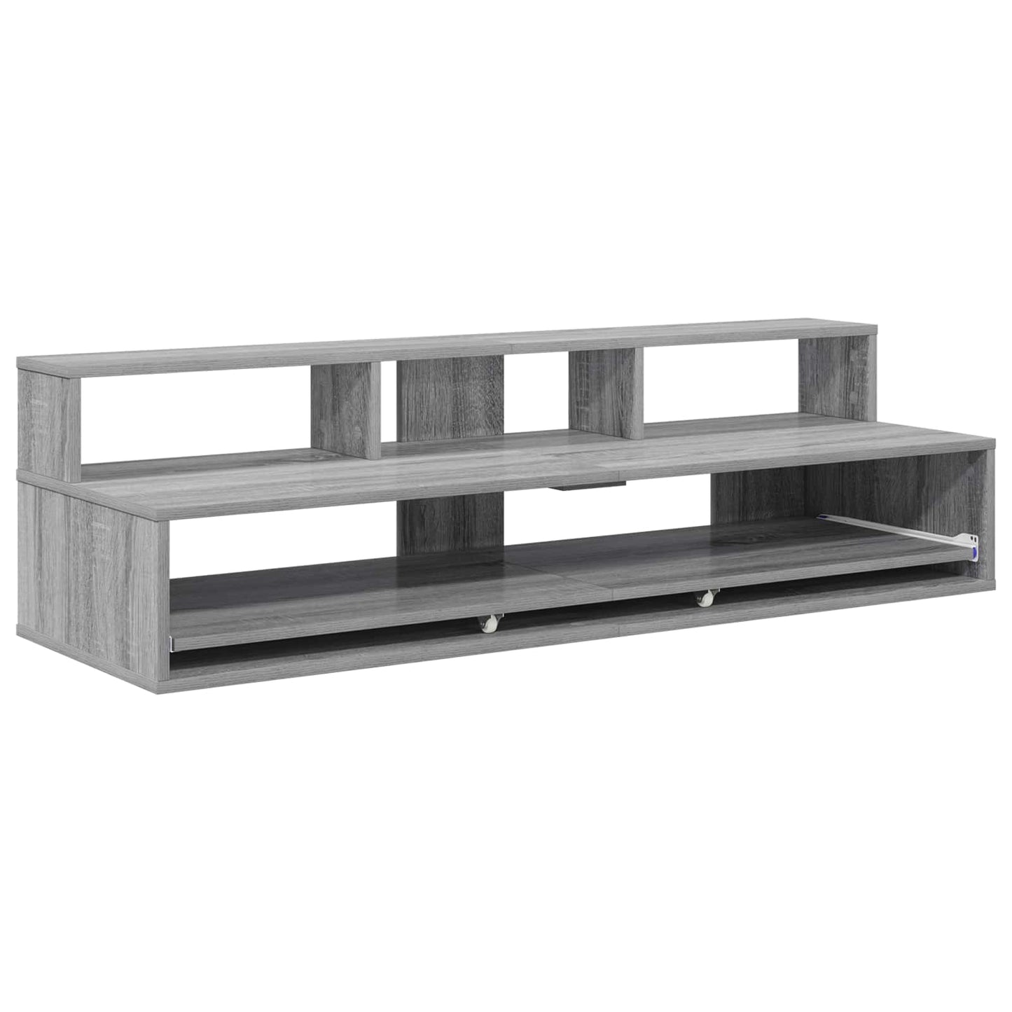 Studio Desk Grey Sonoma 110 x 42.5 x 36 cm Engineered Wood
