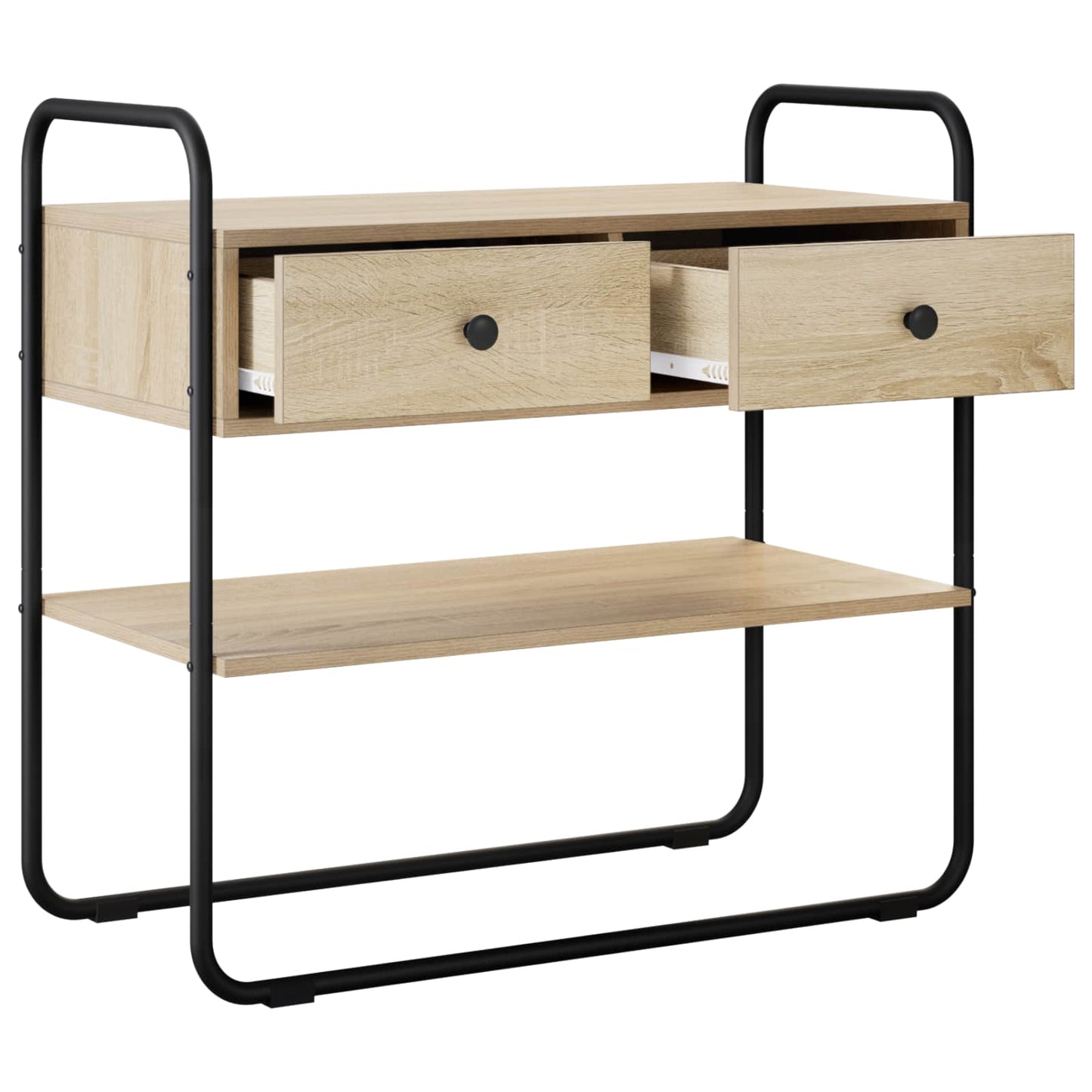Console Table Sonoma Oak 80 x 40 x 75 cm Engineered Wood