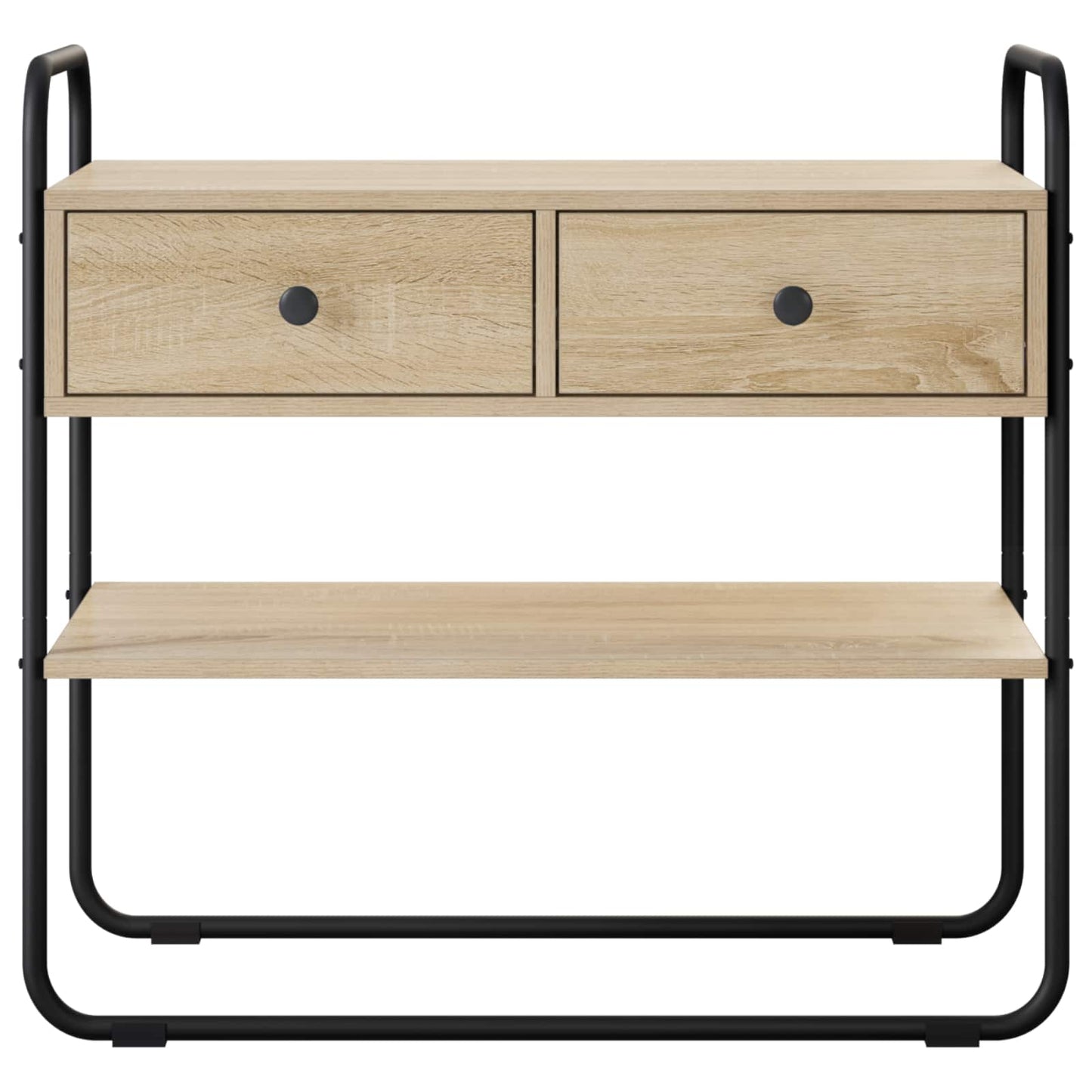 Console Table Sonoma Oak 80 x 40 x 75 cm Engineered Wood