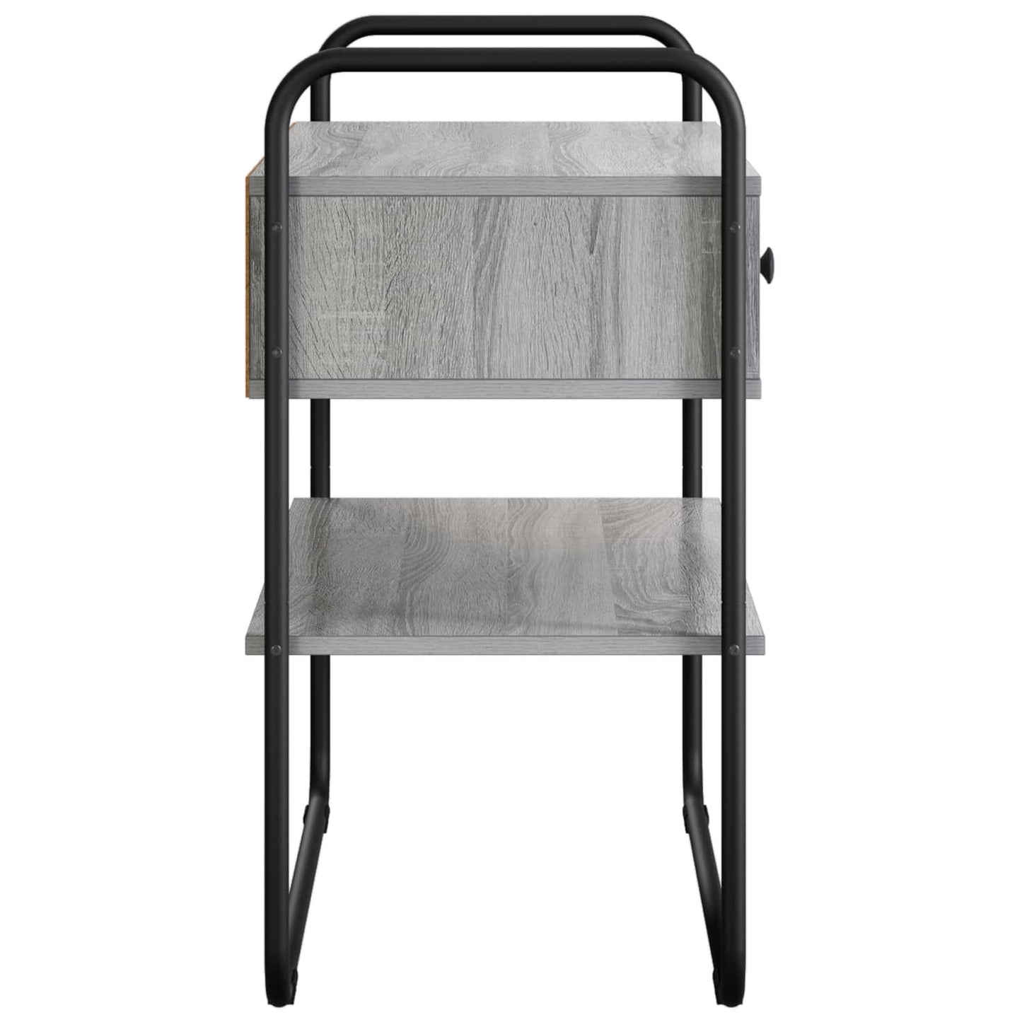 Console Table Grey Sonoma 80 x 40 x 75 cm Engineered Wood