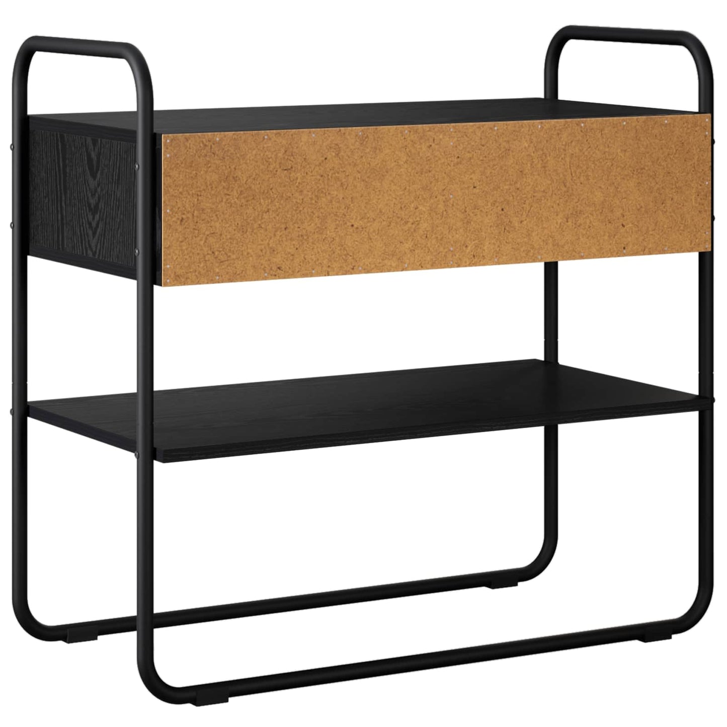 Console Table Black Oak 100 x 40 x 75 cm Engineered Wood