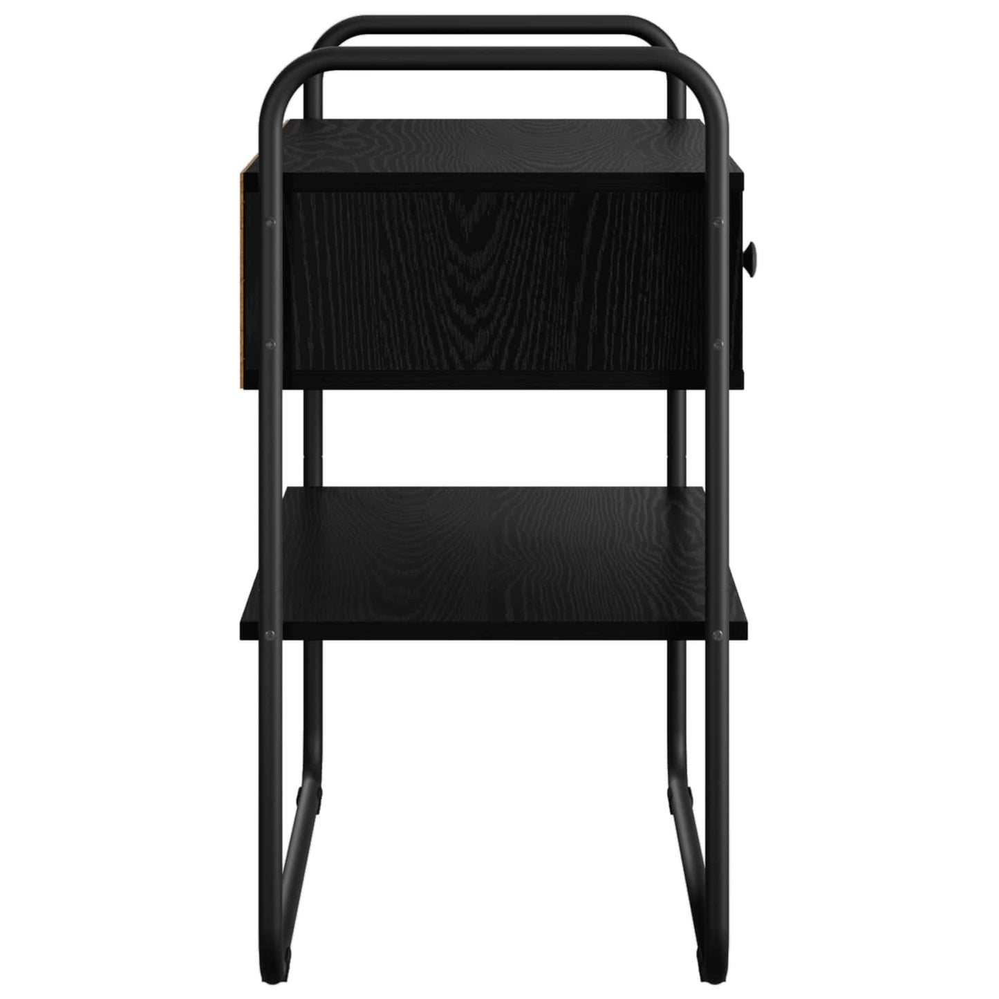 Console Table Black Oak 100 x 40 x 75 cm Engineered Wood