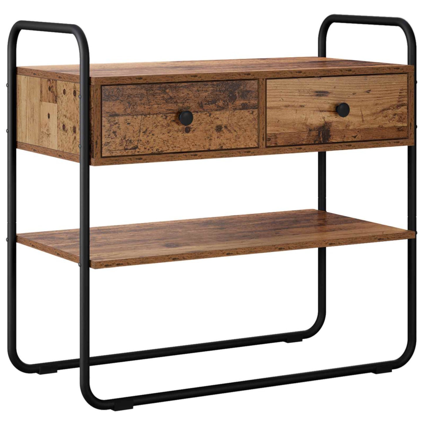 Console Table Old Wood 100 x 40 x 75 cm Engineered Wood