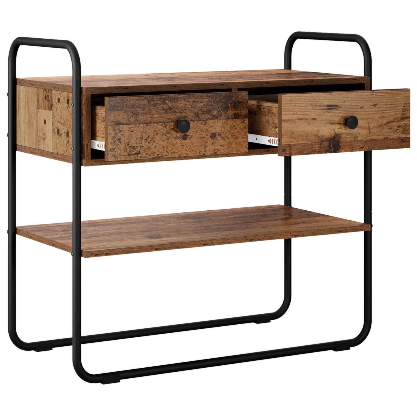 Console Table Old Wood 100 x 40 x 75 cm Engineered Wood