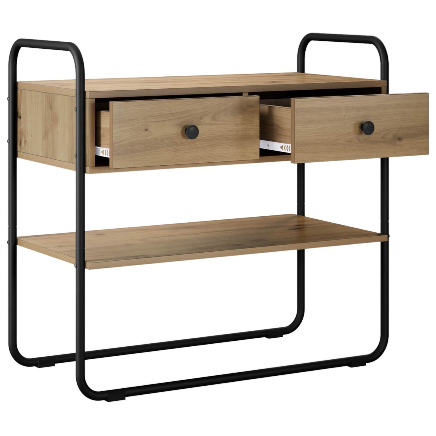 Console Table Artisan Oak 100 x 40 x 75 cm Engineered Wood