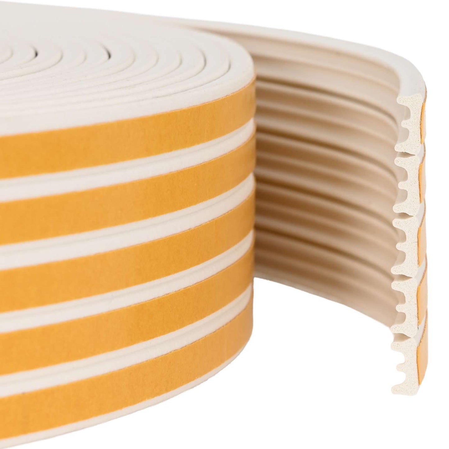 Self-Adhesive Window Seal White 9 x 4 mm 50 m EPDM Foam