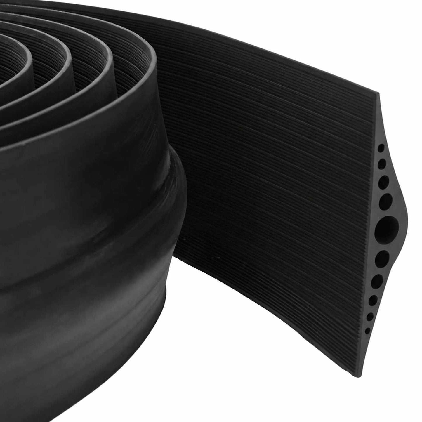 Garage Floor Seal Black 155 x 28 mm 8 m EPDM Rubber