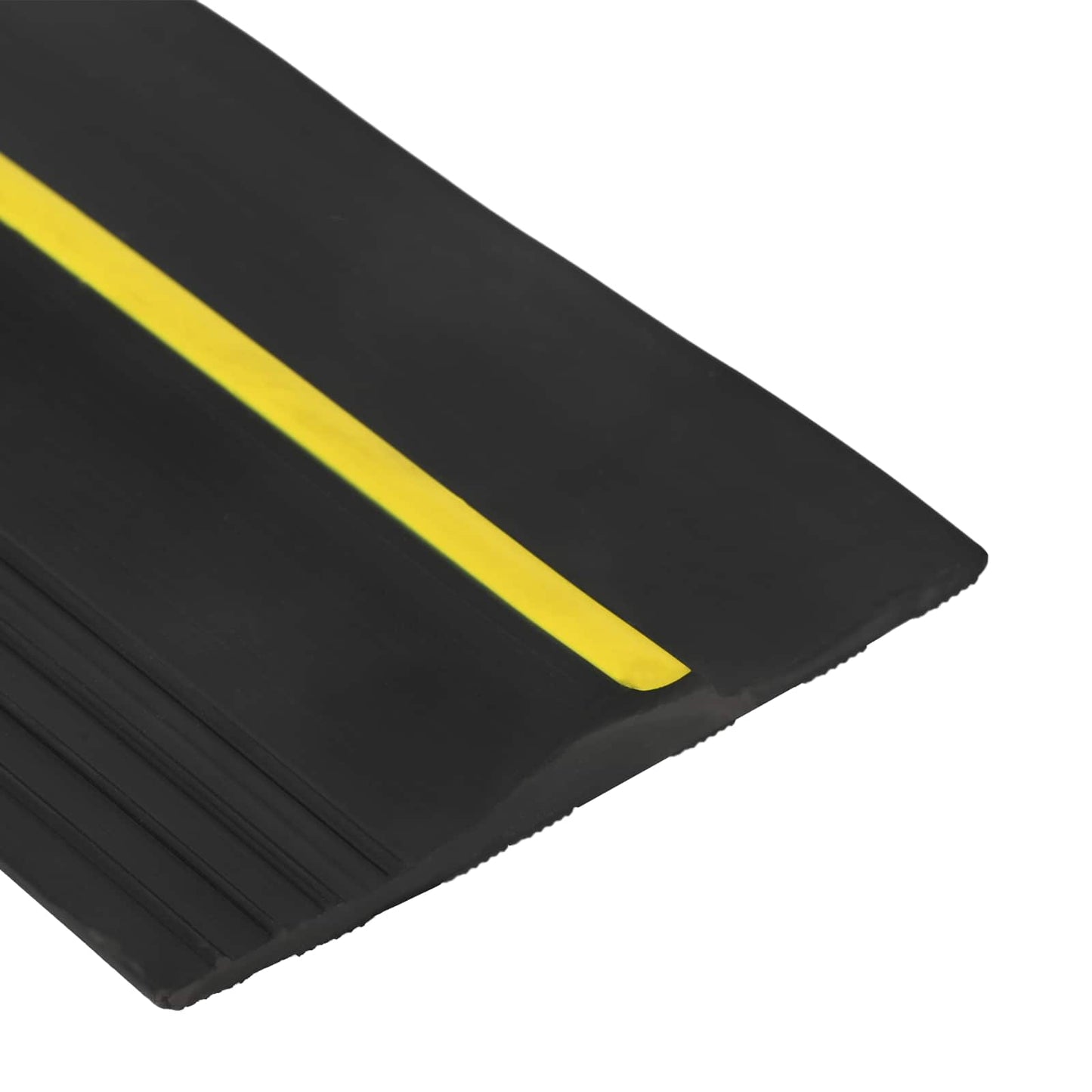 Garage Floor Seal Black and Yellow 12 x 90 mm 2 m PVC