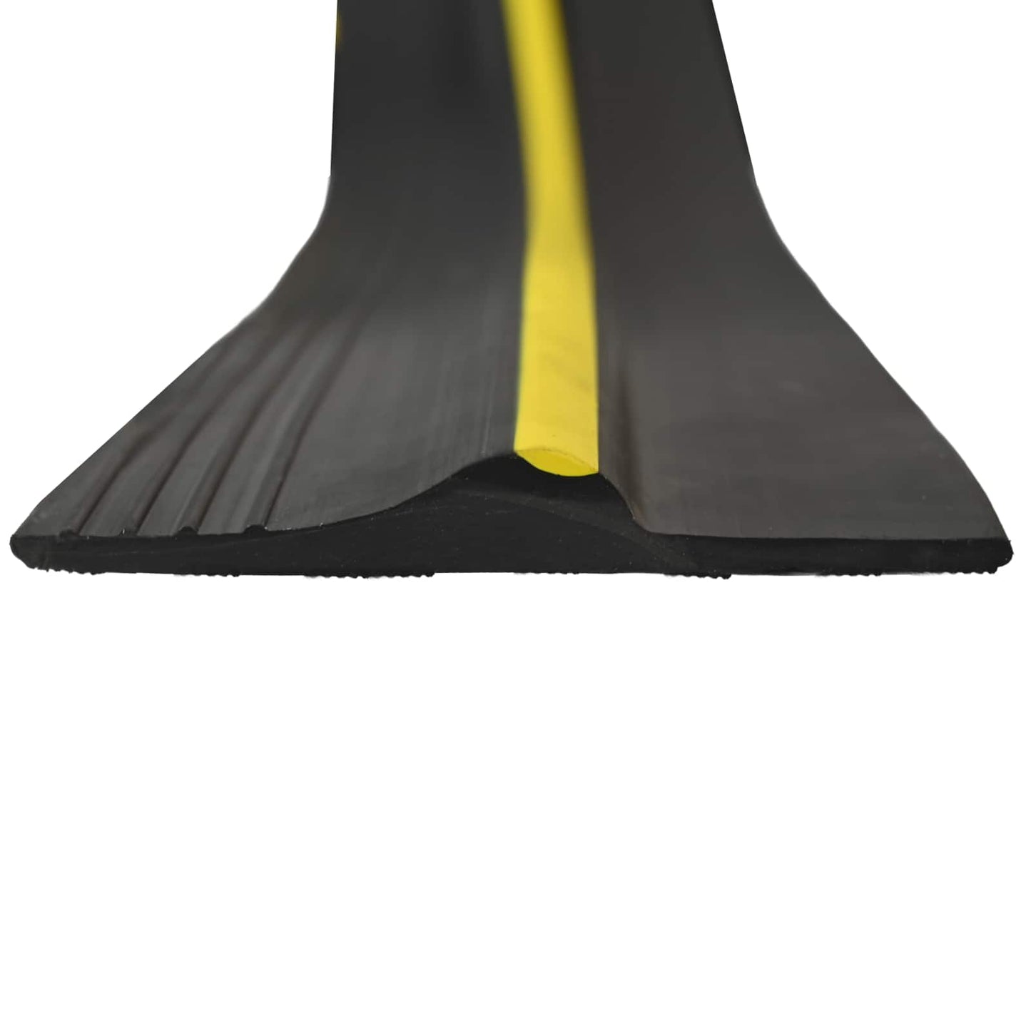 Garage Floor Seal Black and Yellow 12 x 90 mm 6.5 m PVC