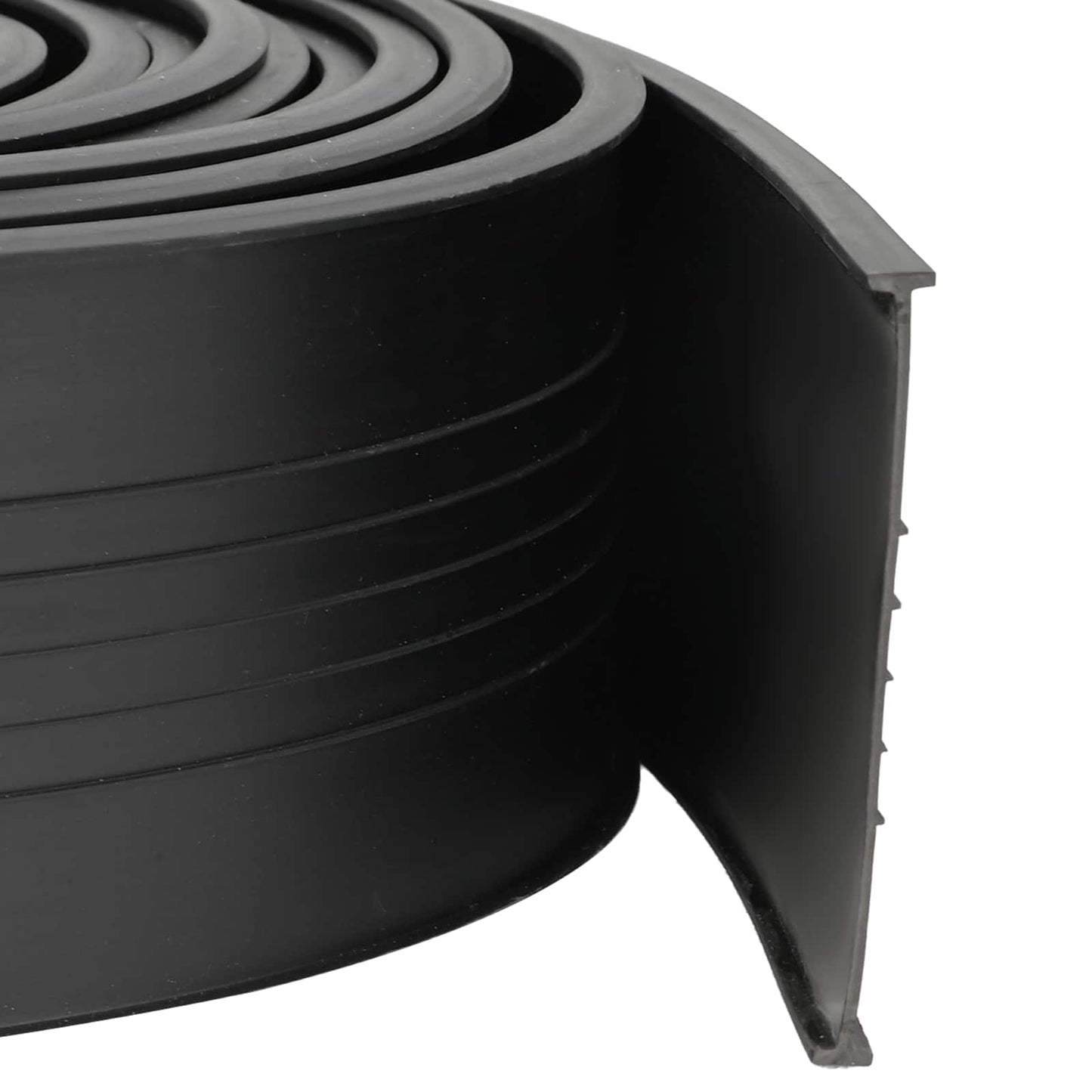 Garage Door Seal Black 70 x 6 mm 5 m PVC