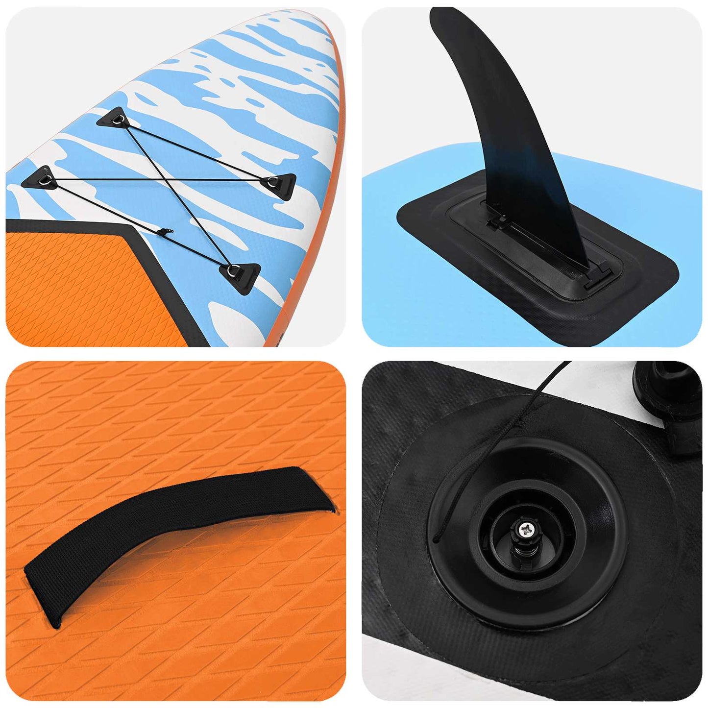 SUP Board with Seat 2-in-1 TRITON 366 x 81 x 15 cm Blue for